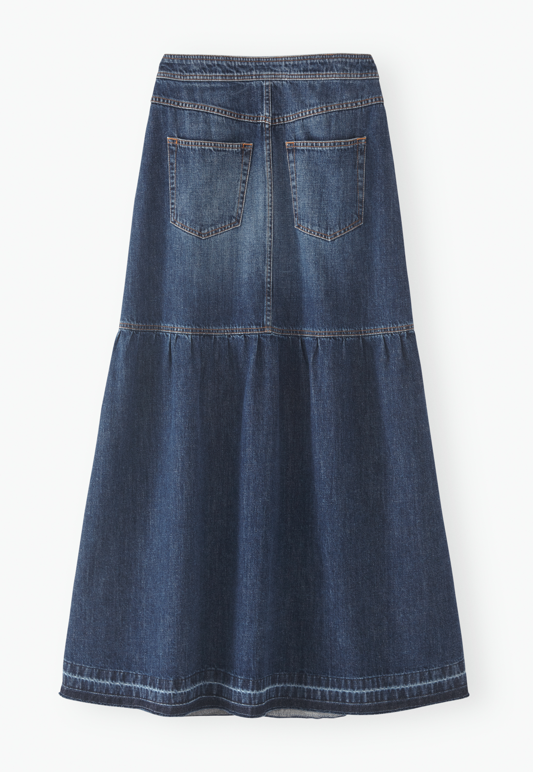 Wrap London - Denim maxi-skirt