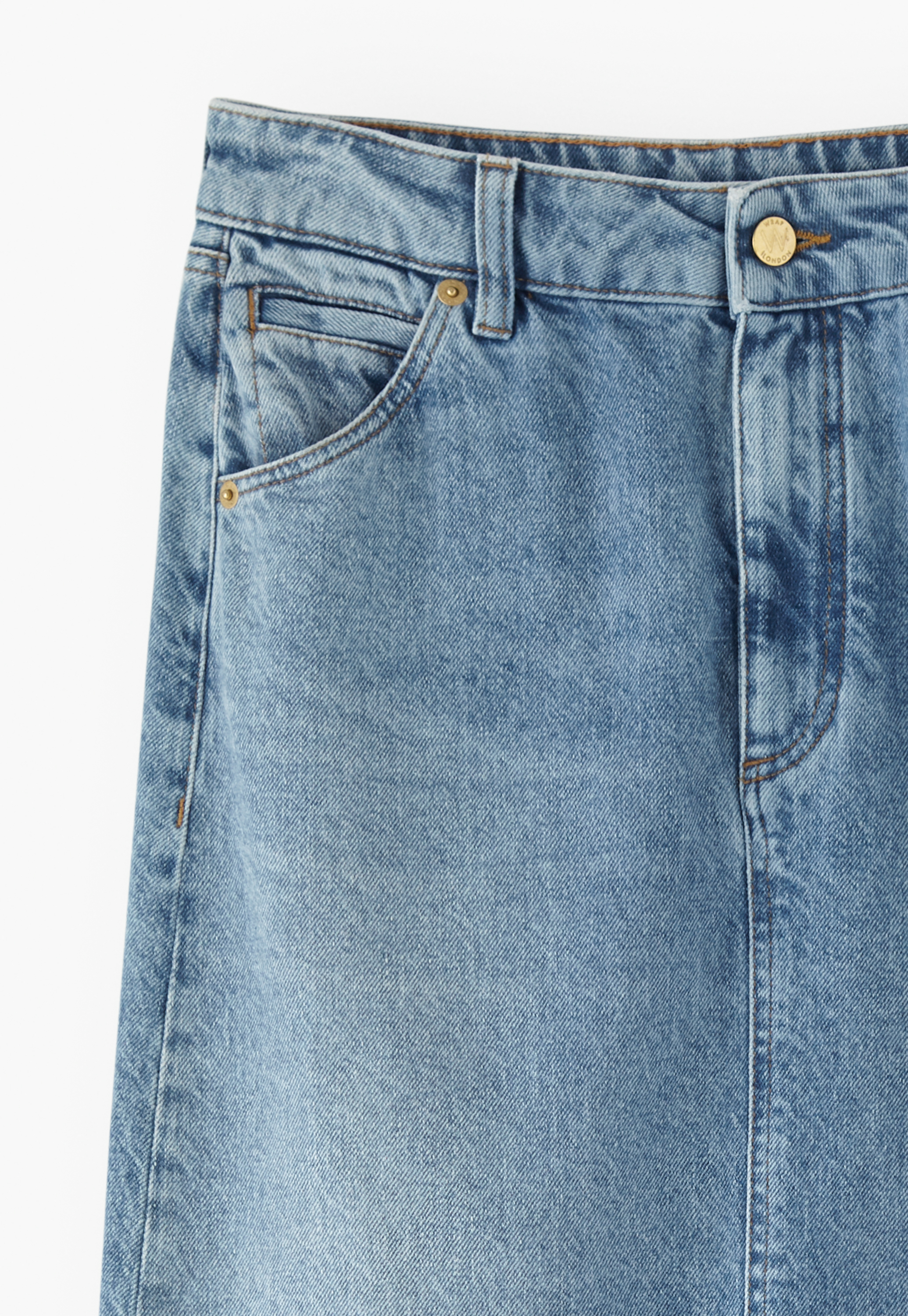 Wrap London - Denim maxi-skirt