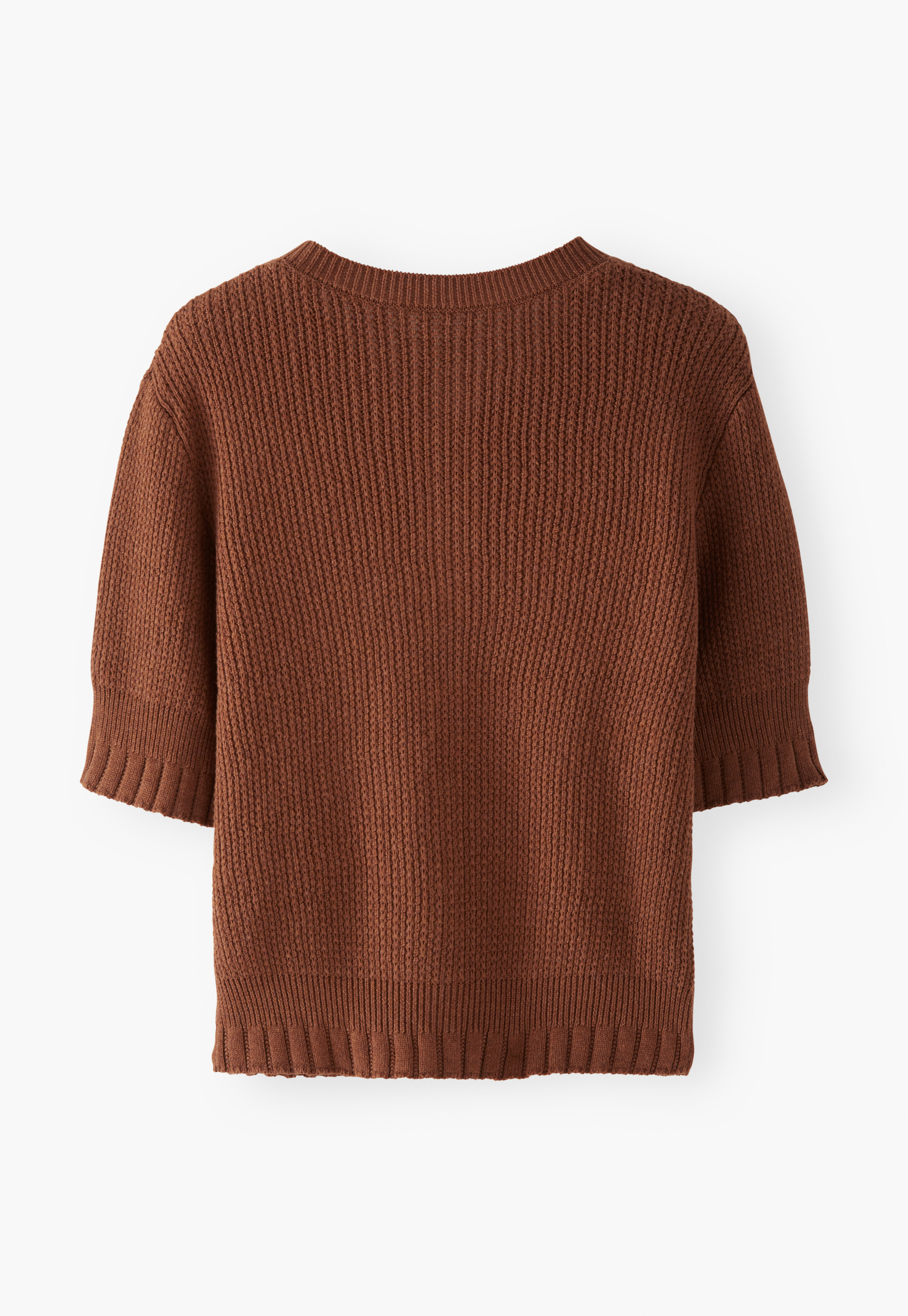 Wrap London - Cotton tuck stitch sweater
