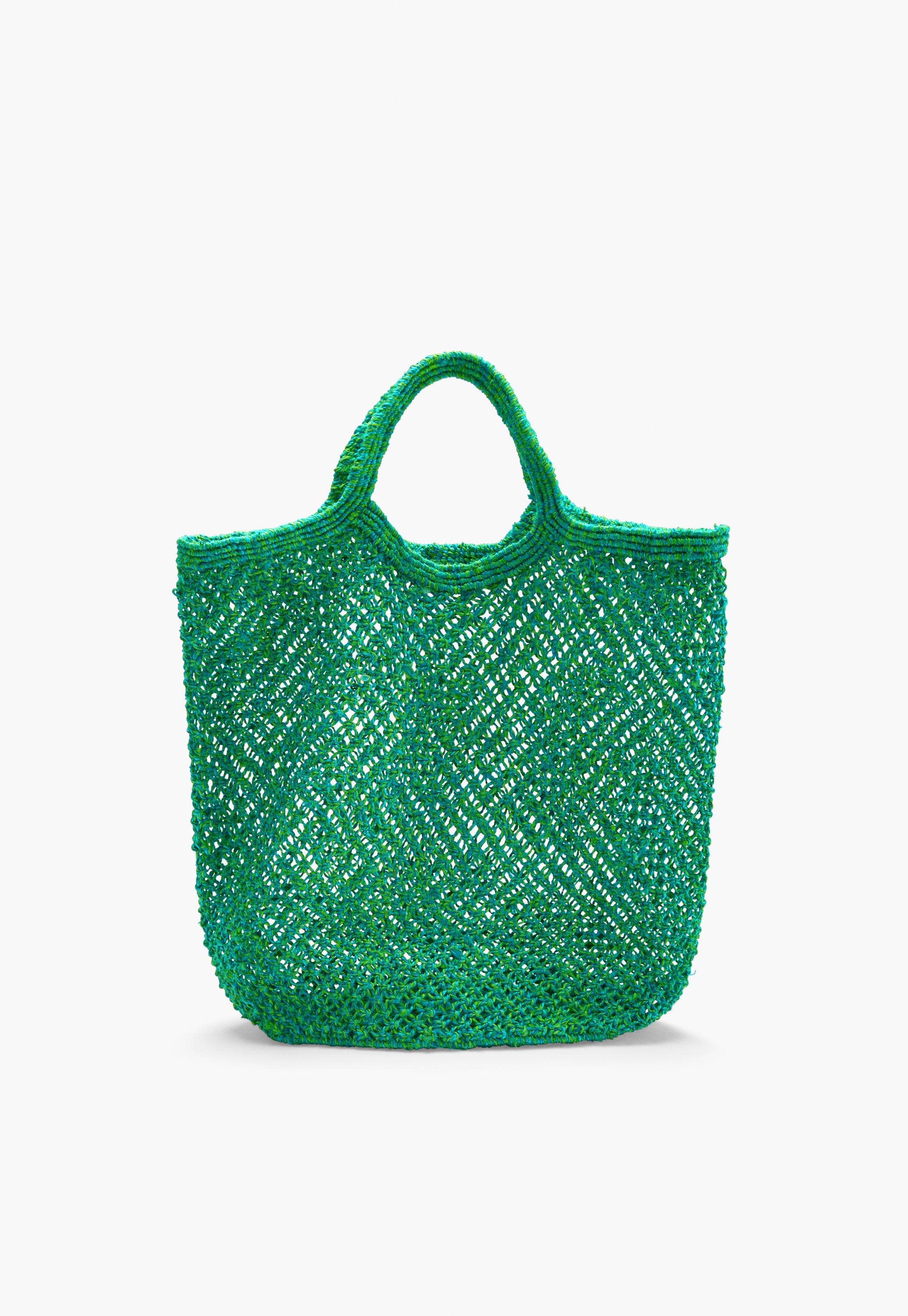 ショルダーバッグ・ポシェット GREEN STUFF Nonchalantly boxy shopper bag 53 volume line gre Military green tote bag in pure cotton - Military Green