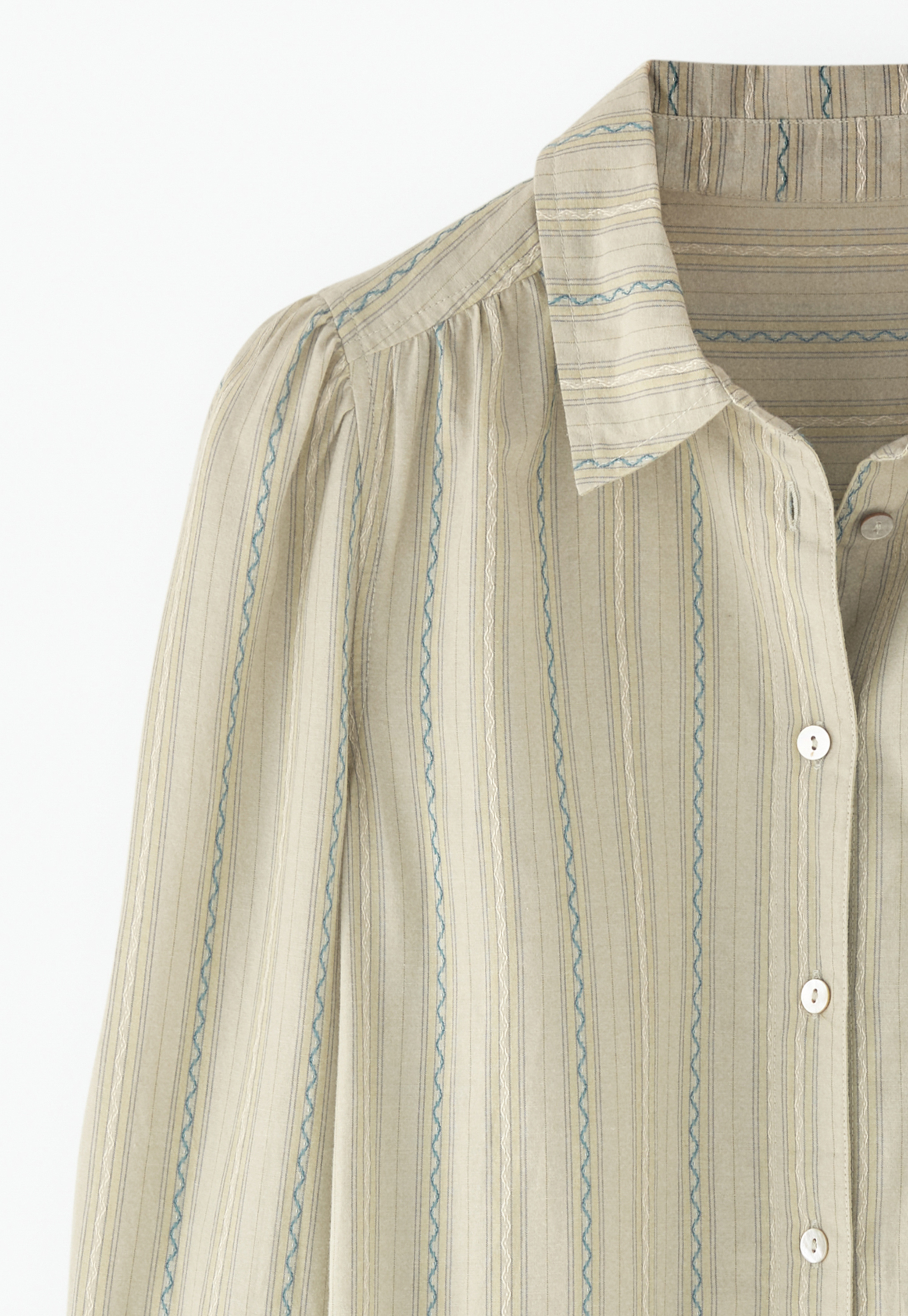 Wrap London - Striped cotton shirt