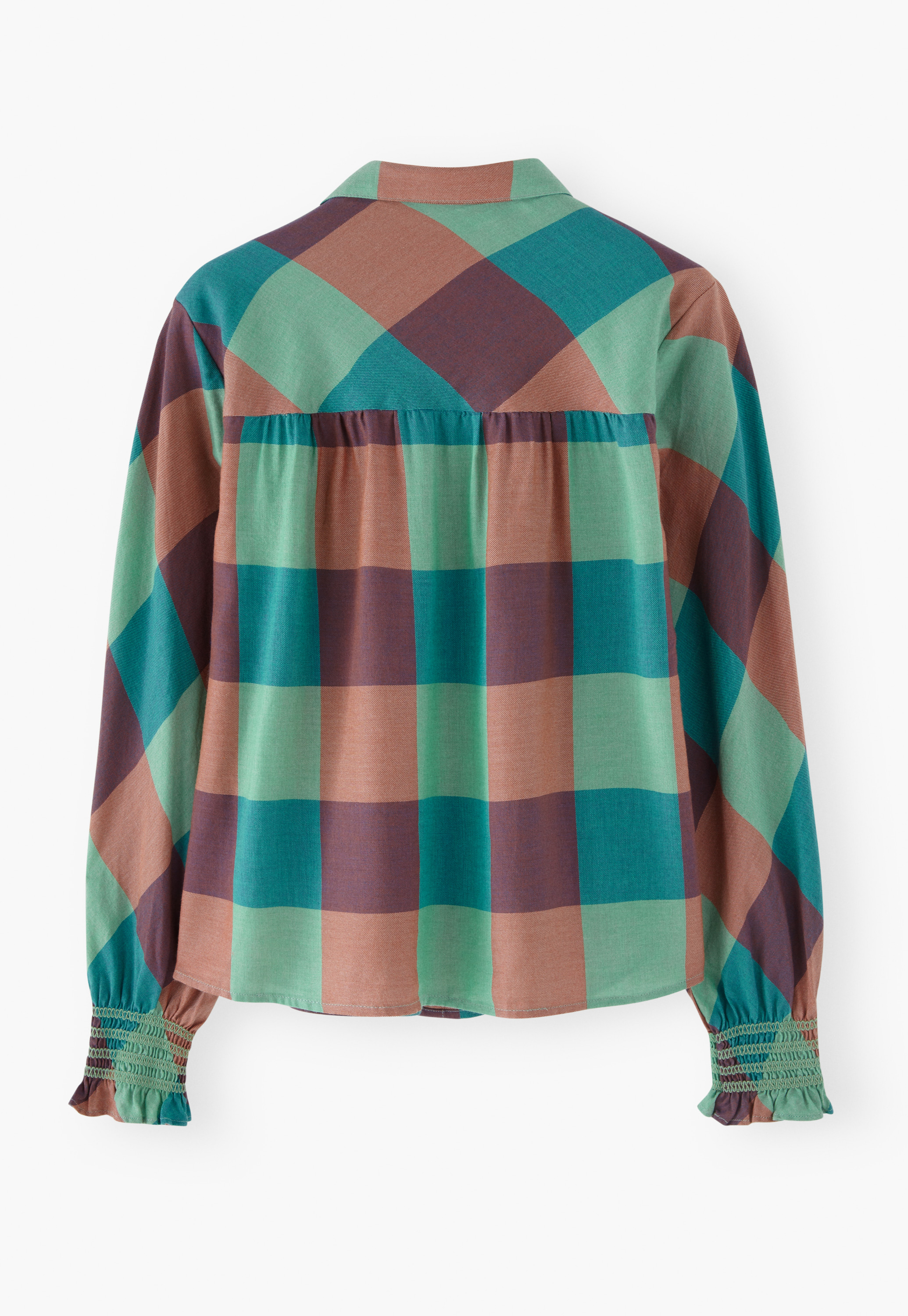 Wrap London - Wool & cotton checked shirt