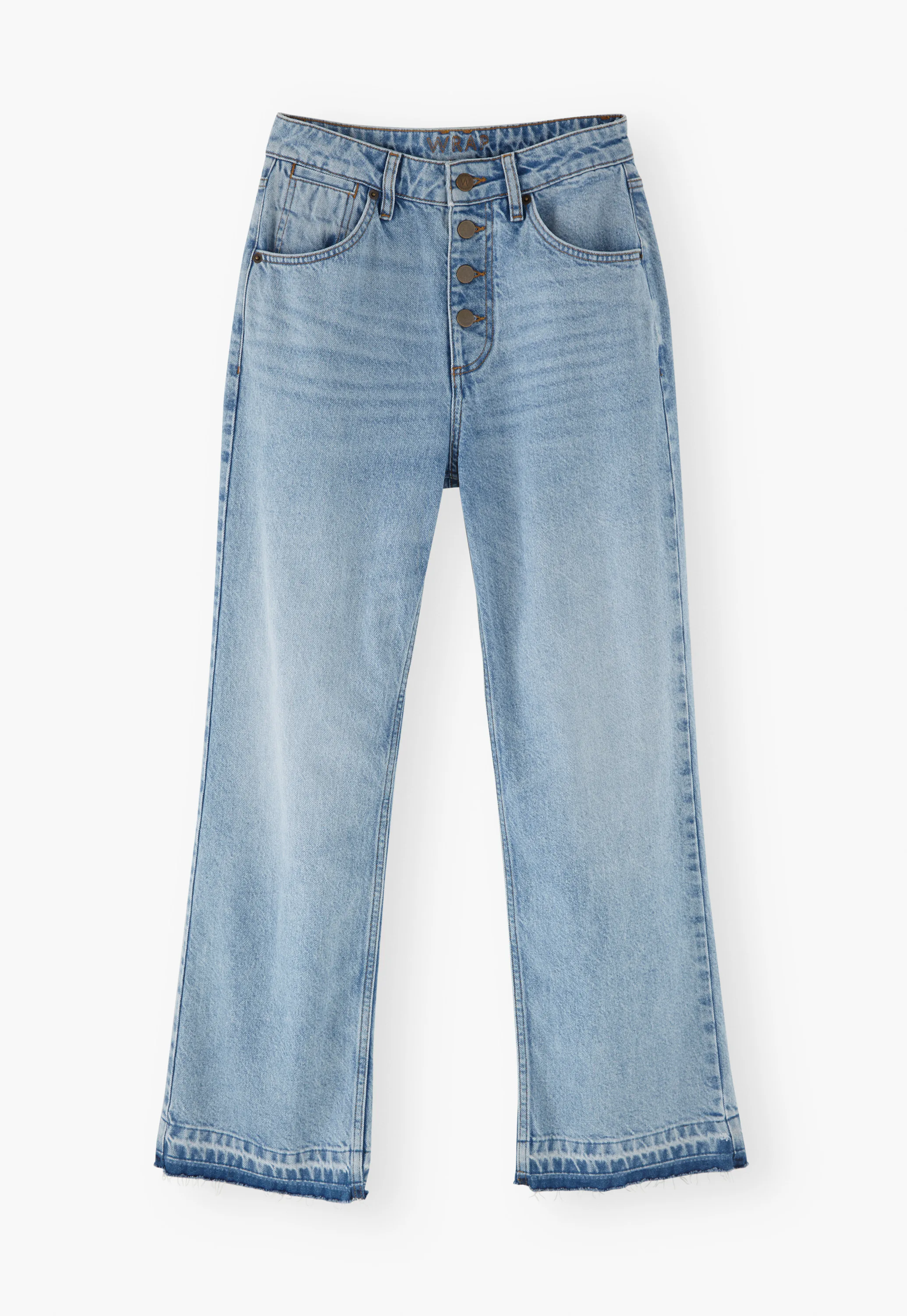 Wrap London Let-down hem jeans