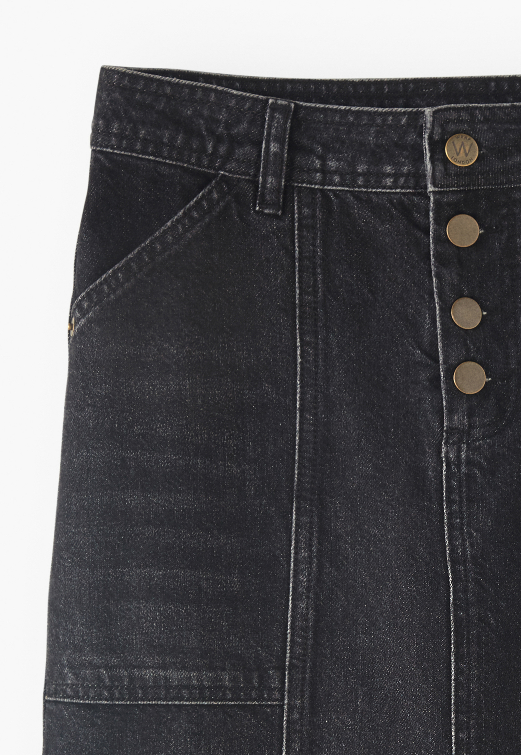 Wrap London - Denim pencil skirt