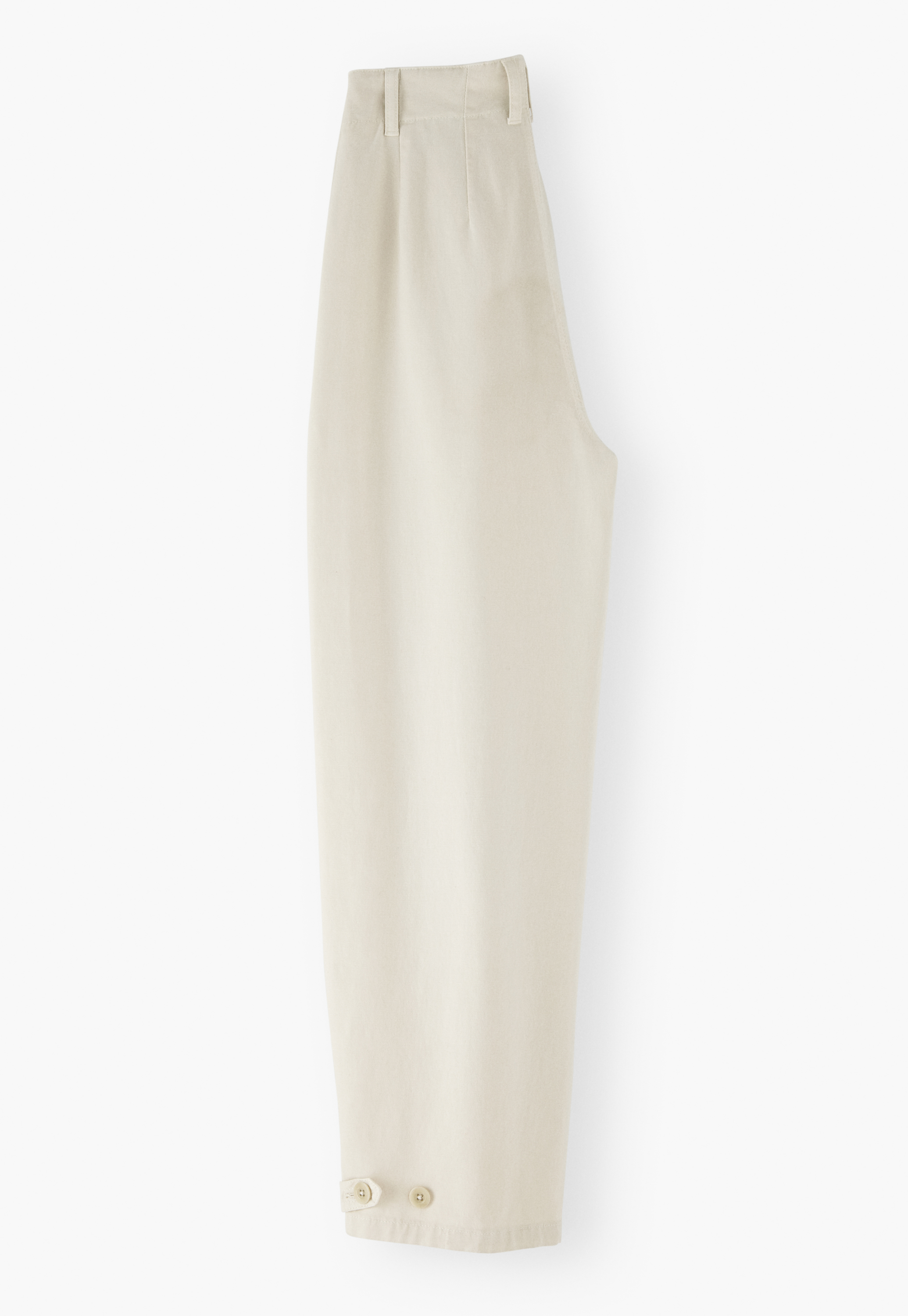 ボトムスその他 MKDT STUDIO Wide ecru trousers in cotton Trousers Womens – MKDT STUDIO