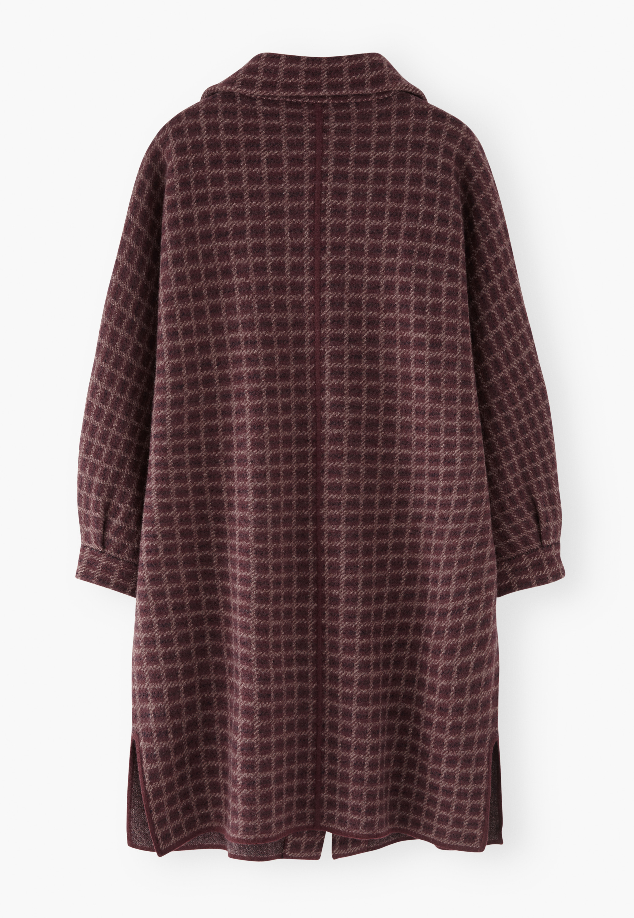 Wrap London - Boiled wool checked jacket