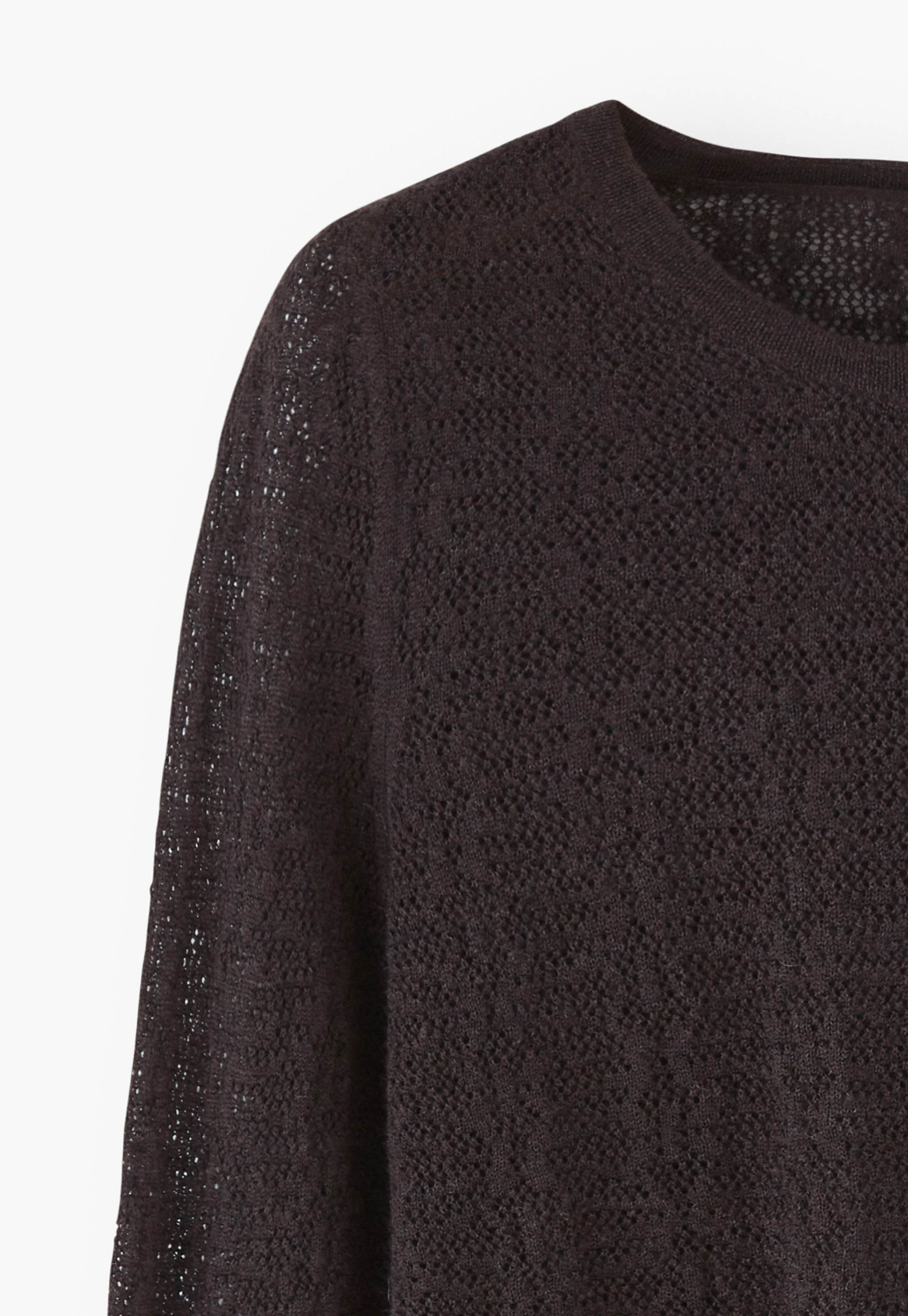 トップス leinwand Wool Tie Knit Top leinwande（ラインヴァンド）の「Wool Tie Knit Top（ニット