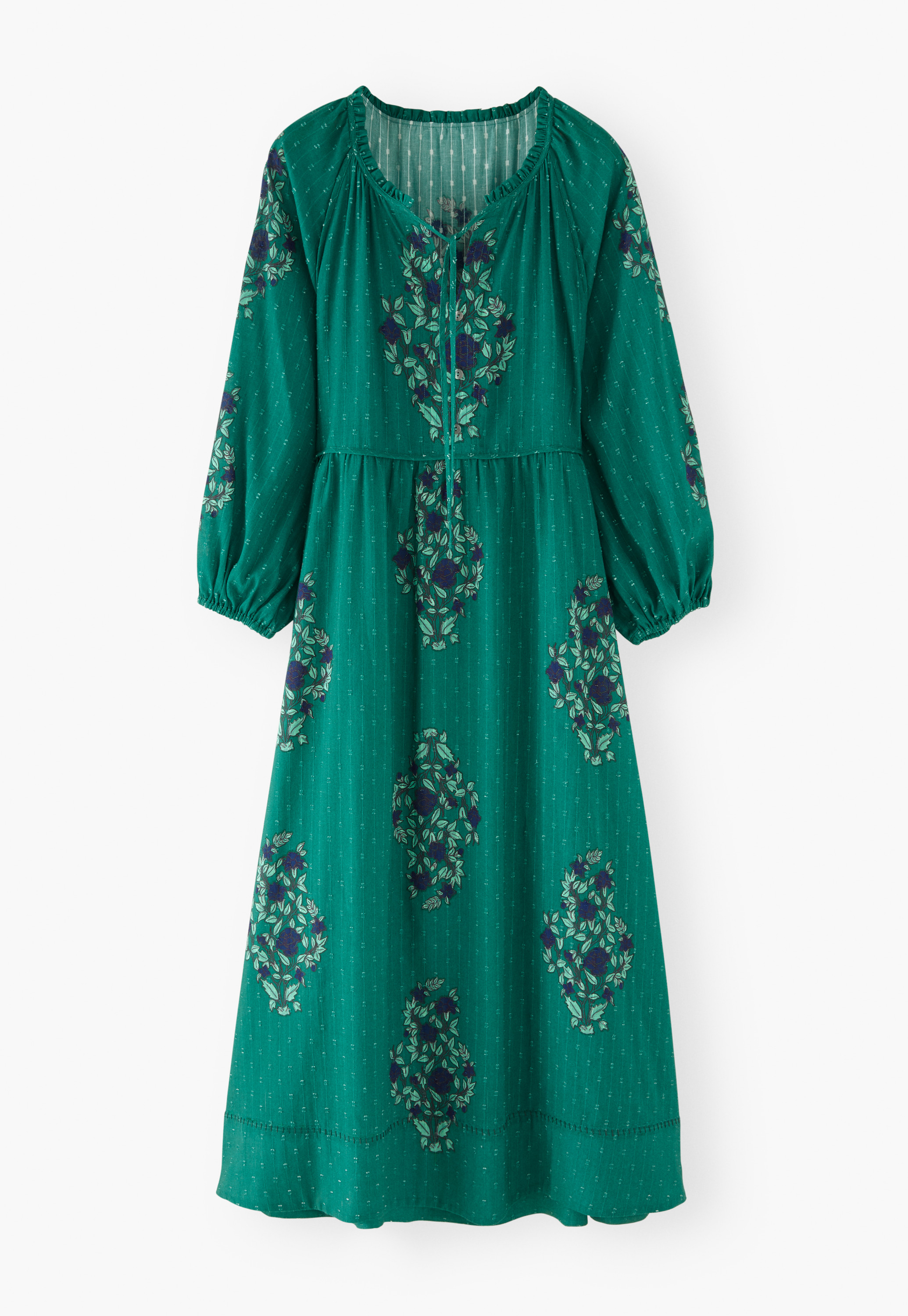 【Hobbs London】Marina Vネック グリーン ドレス ノースリーブ Marina Dress | Hobbs UK |