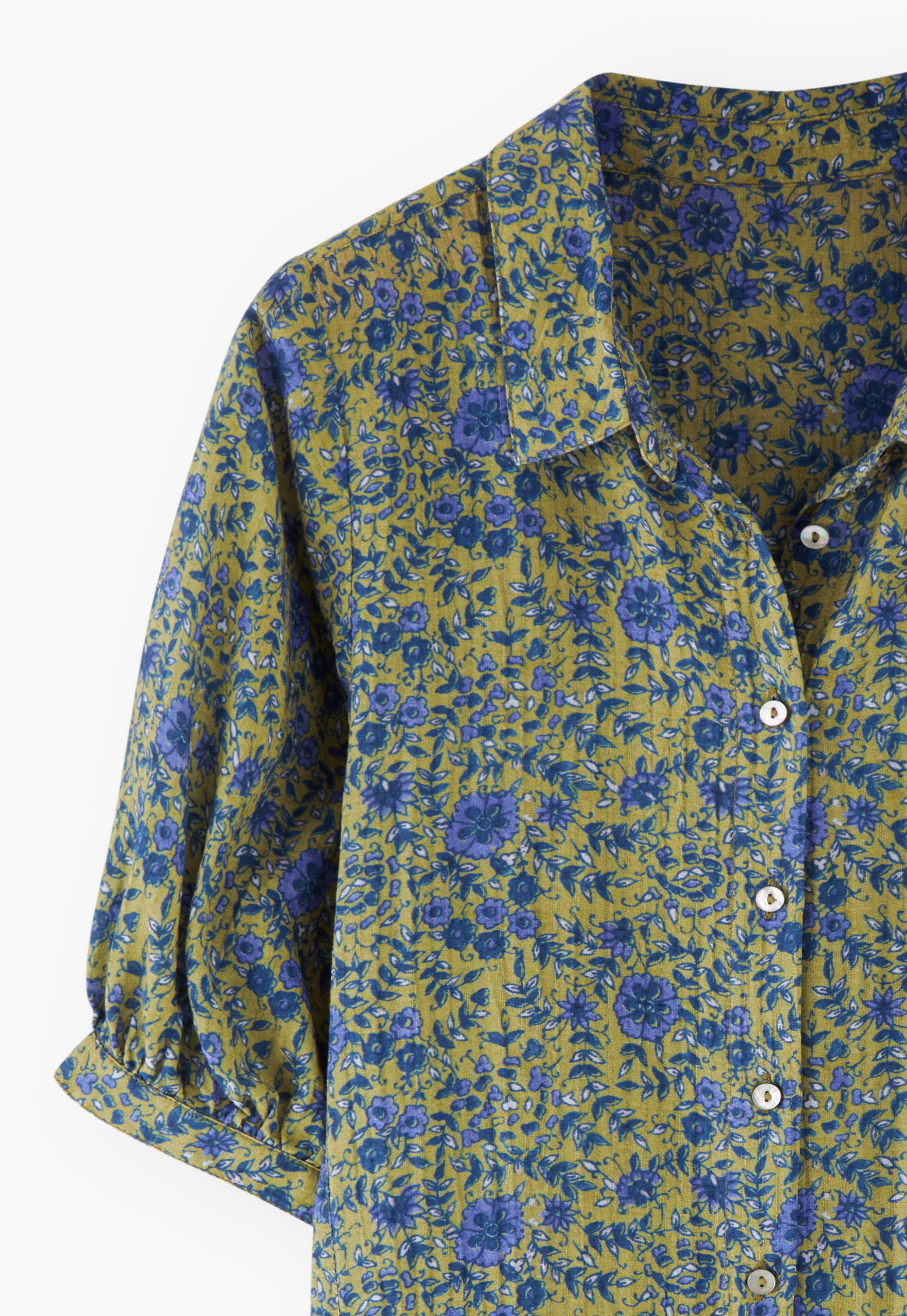 Wrap London - Printed modal blouse