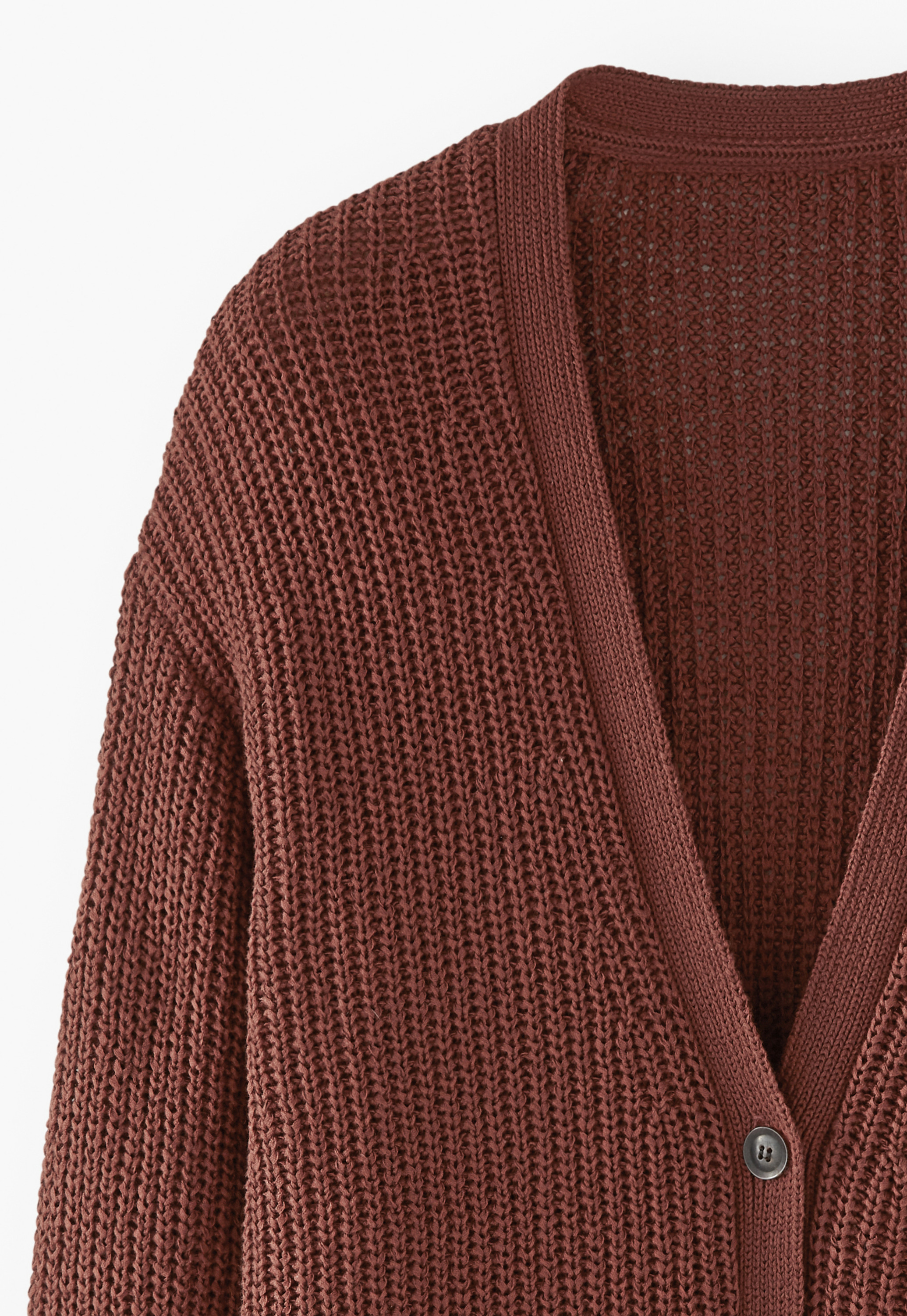 Wrap London - Organic cotton-blend v-neck cardigan