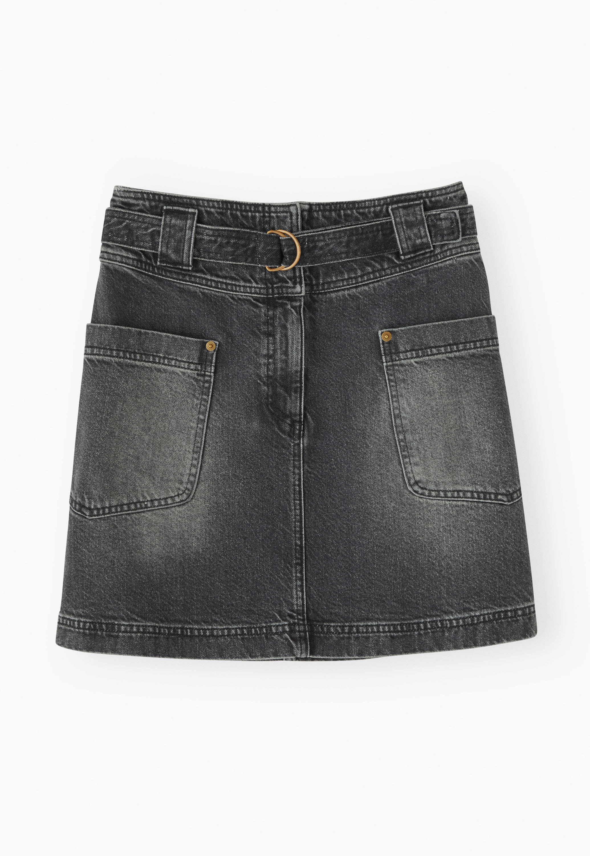 Wrap London - Short denim skirt