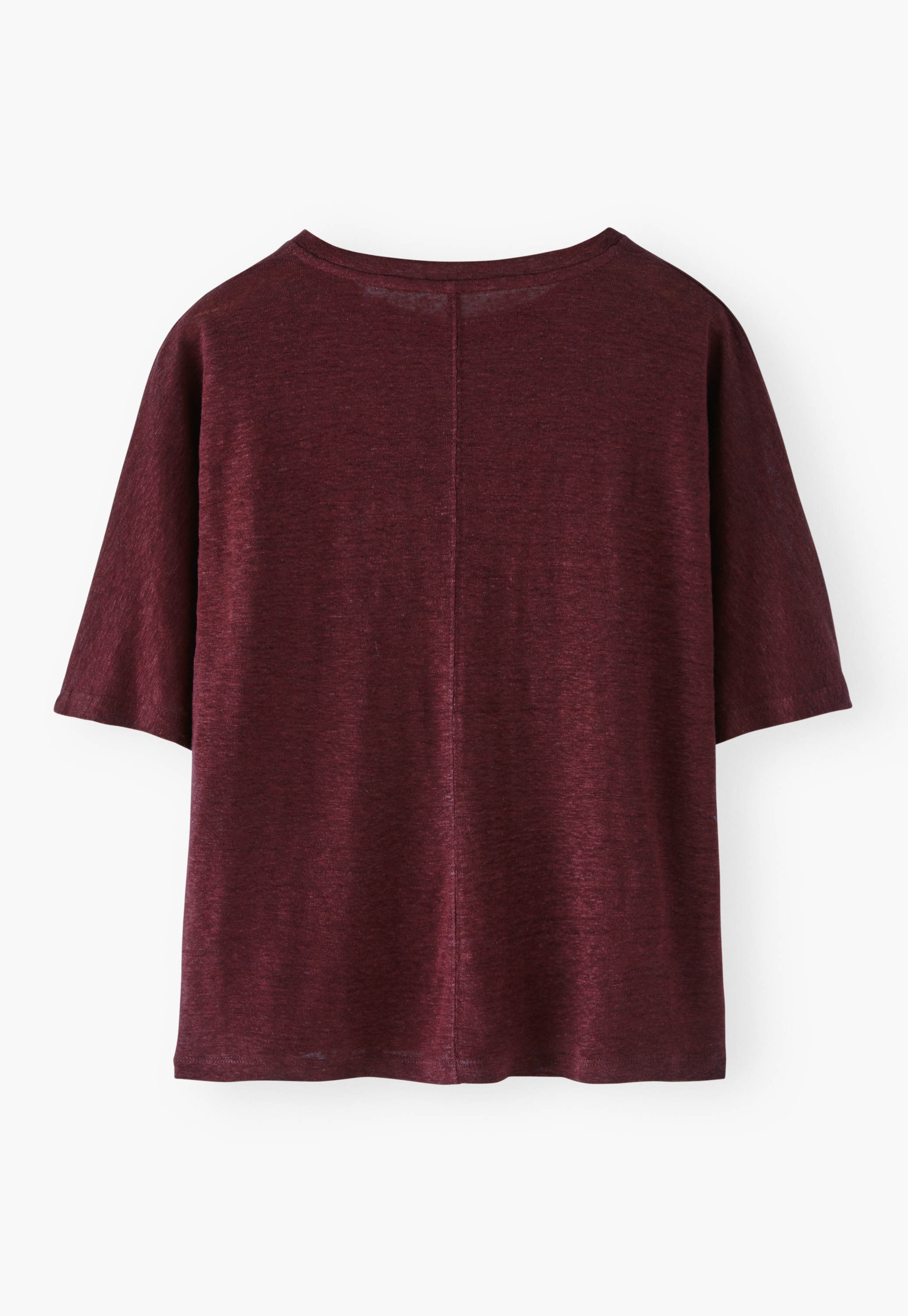 Wrap London - Linen jersey boxy T-shirt