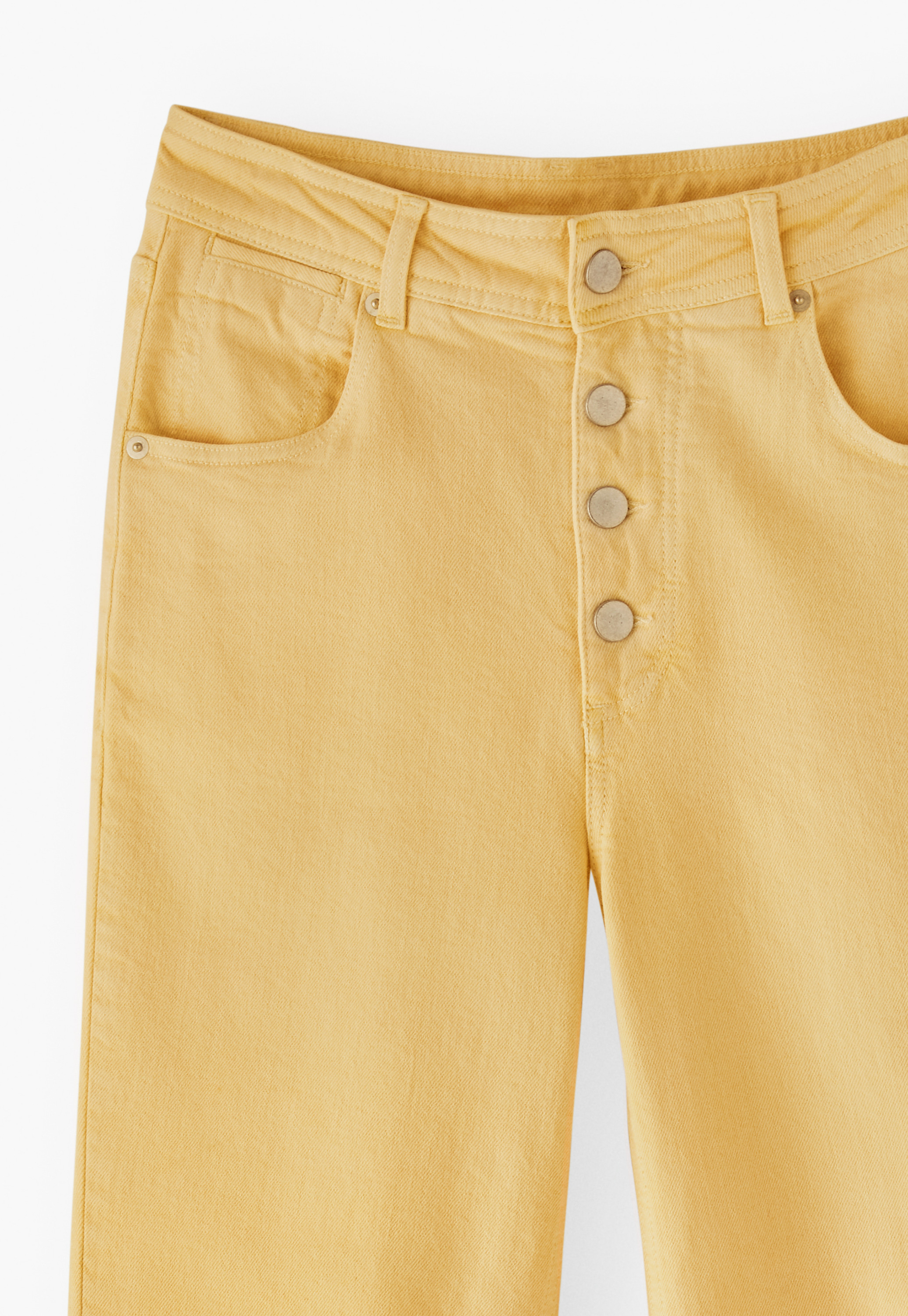Wrap London - Straight-leg let-down hem jeans