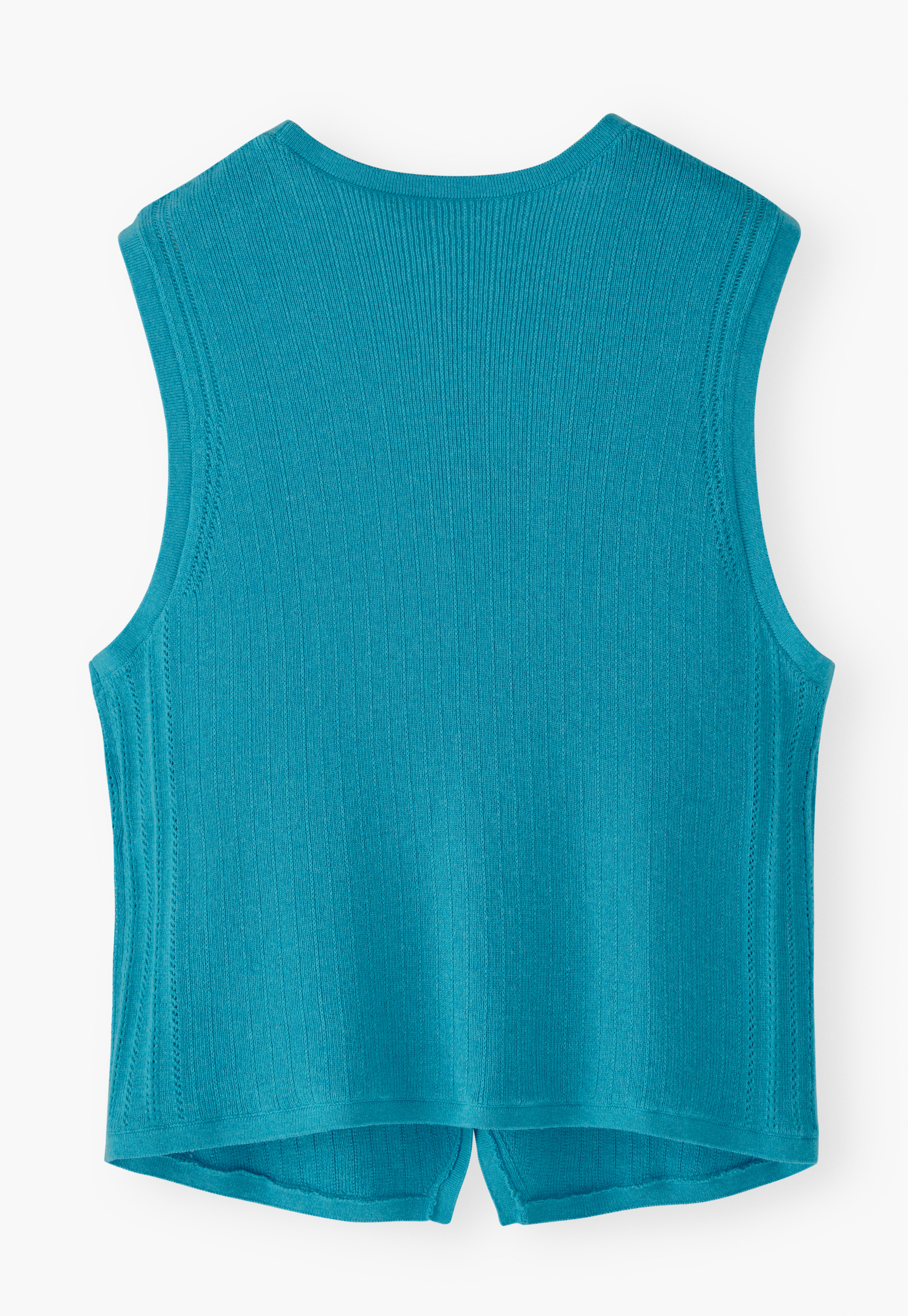 Wrap London - Sleeveless cotton sweater