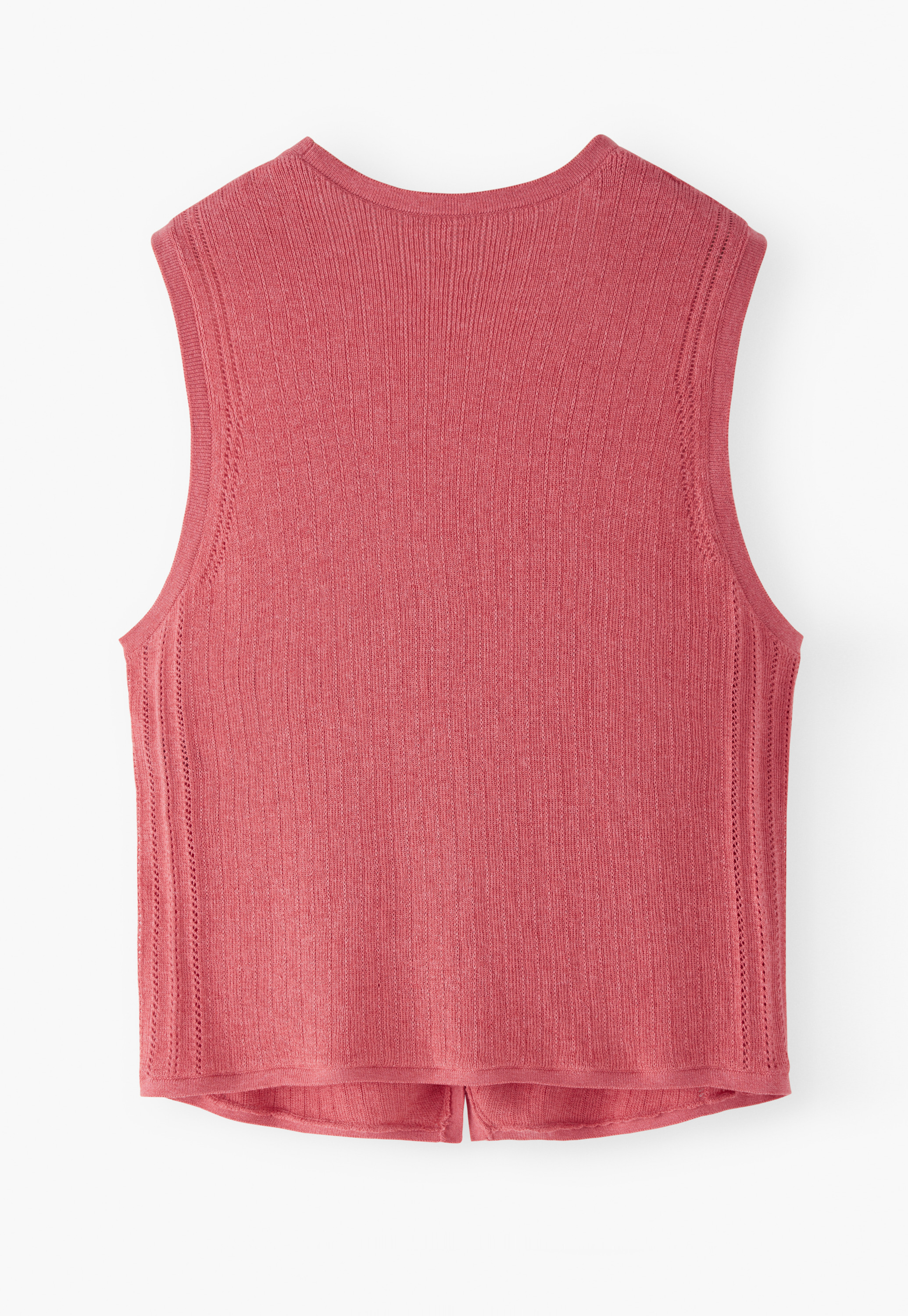 Wrap London - Sleeveless cotton sweater