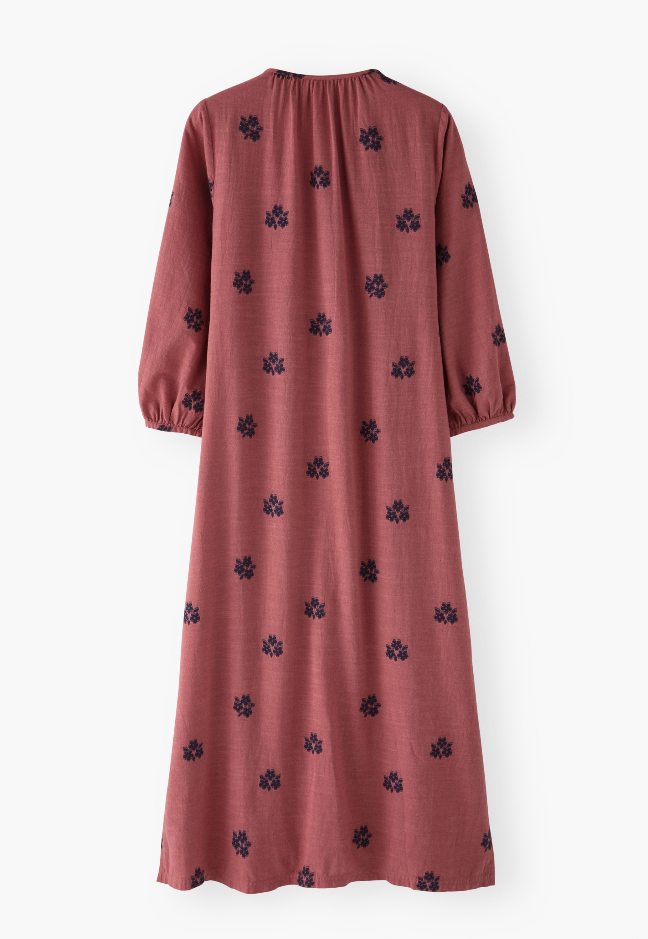 Wrap London - Cotton clipped jacquard dress