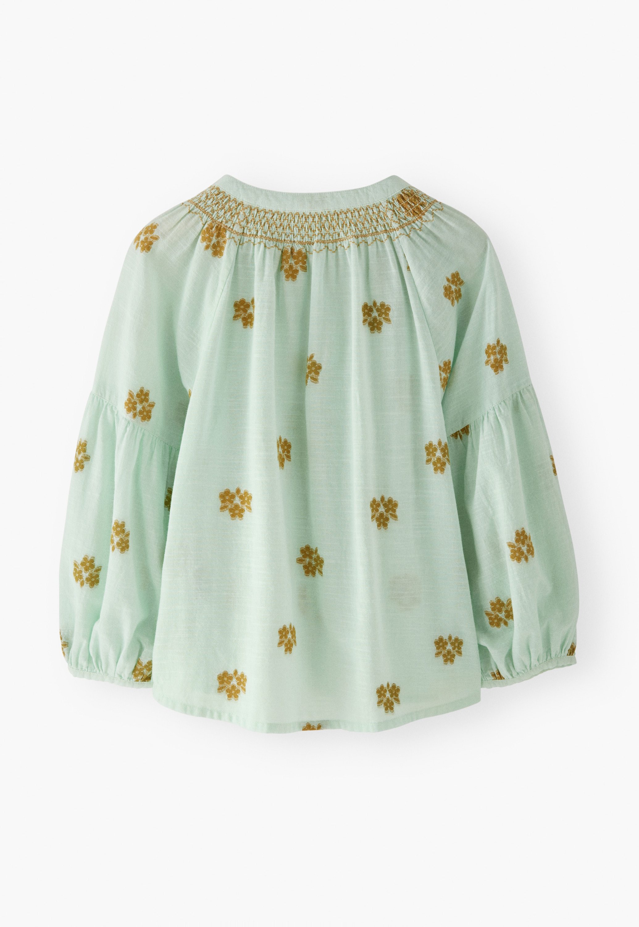 Wrap London - Cotton clipped jacquard blouse