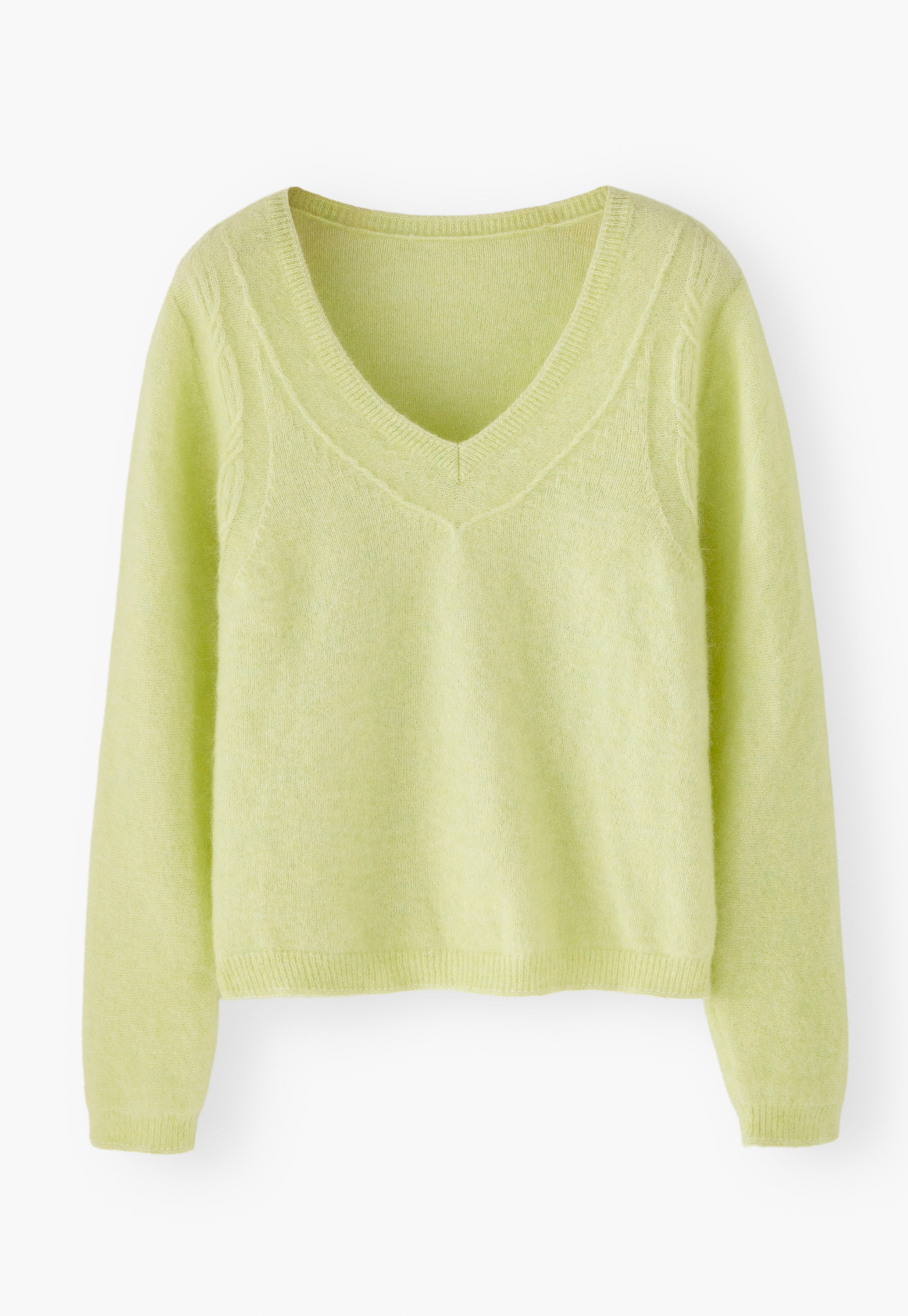 Wrap London - Mohair v-neck sweater