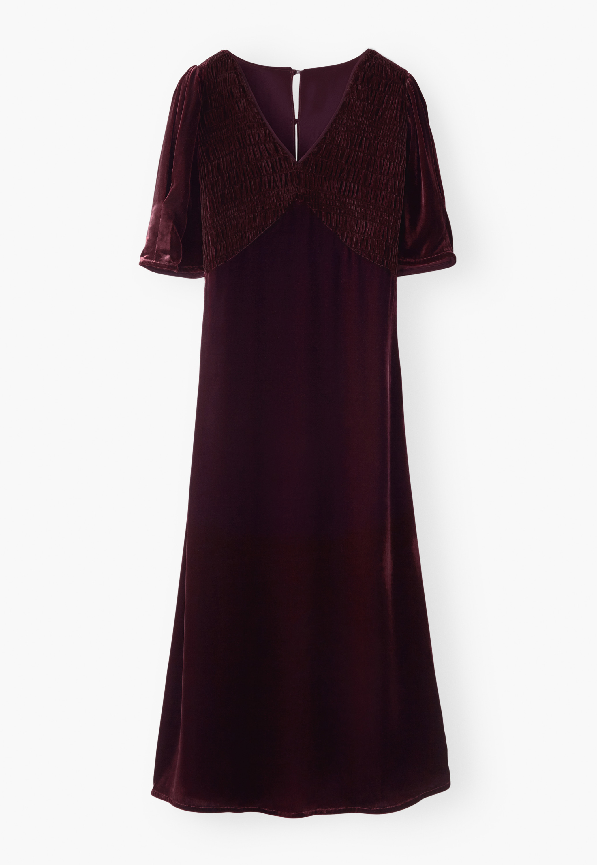 maison celon shirring drape velour dress ISETAN TOKYO POPUP STORE