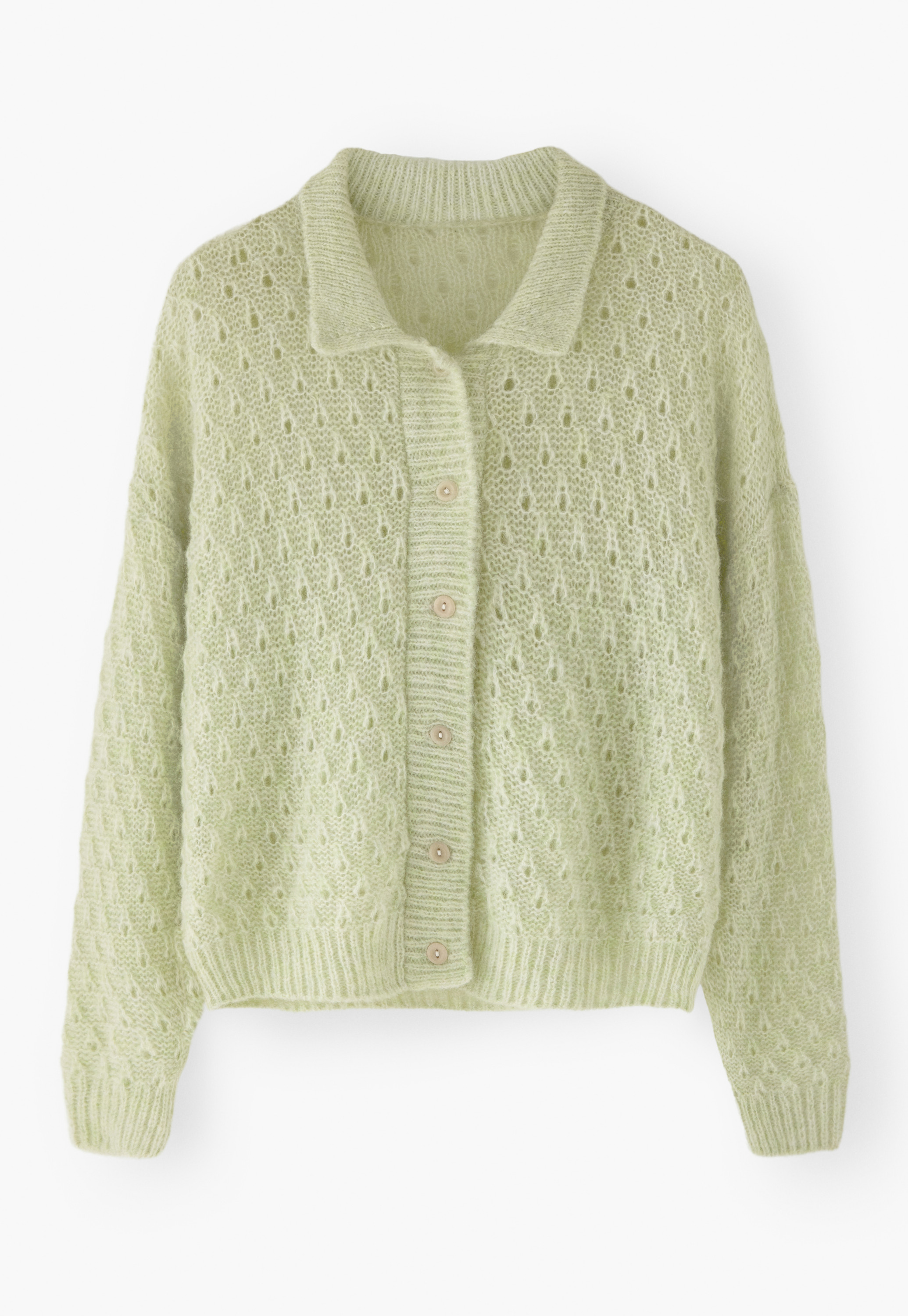 Wrap London - Lace-stitch alpaca-blend cardigan