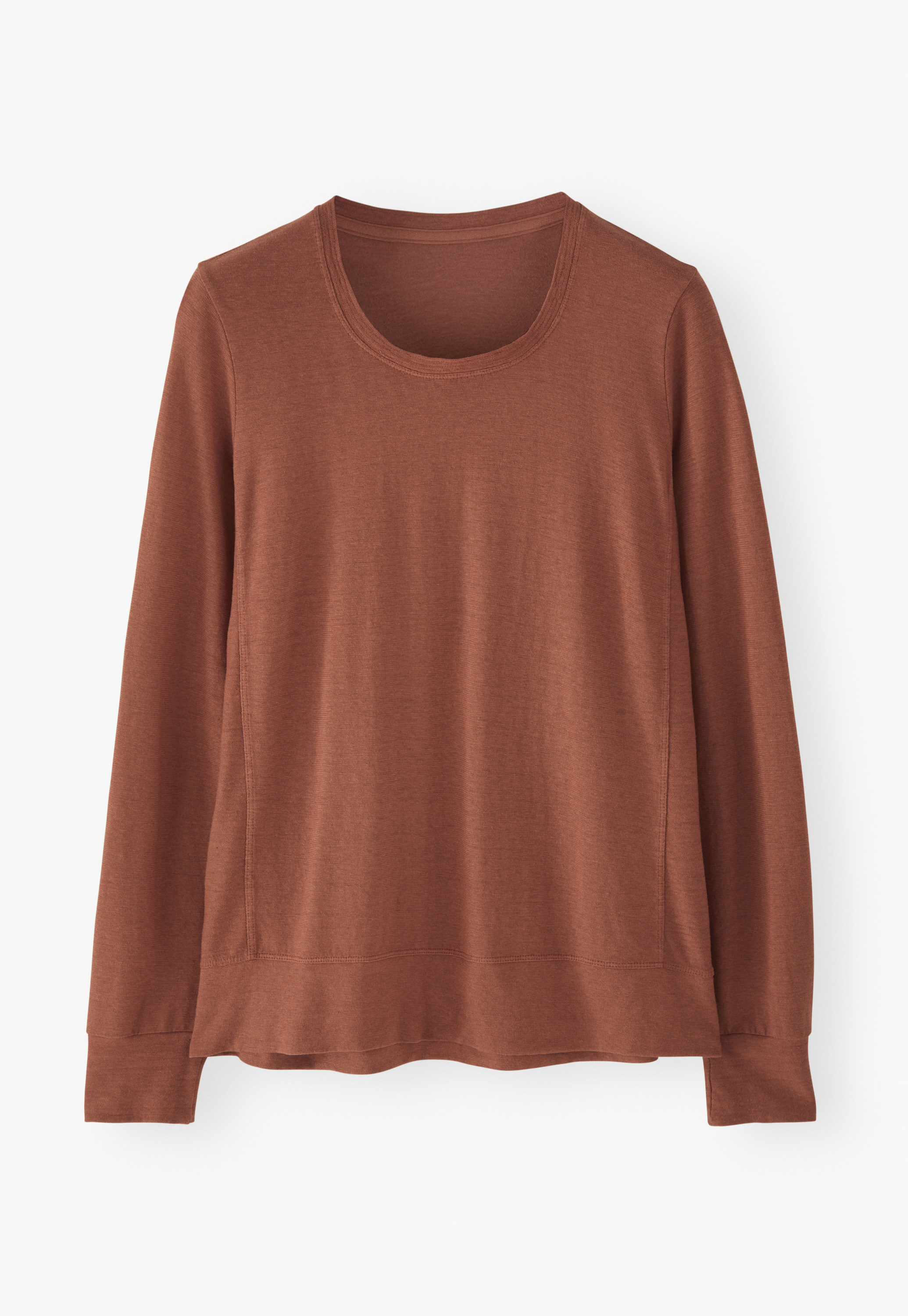 Wrap London - Long-sleeved hemp & cotton jersey top