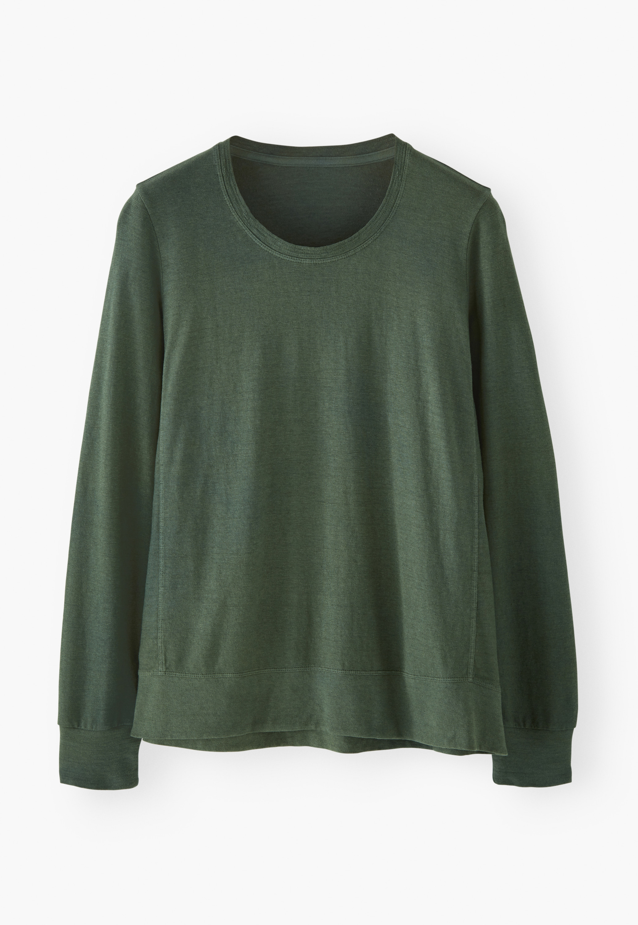 Wrap London - Long-sleeved hemp & cotton jersey top