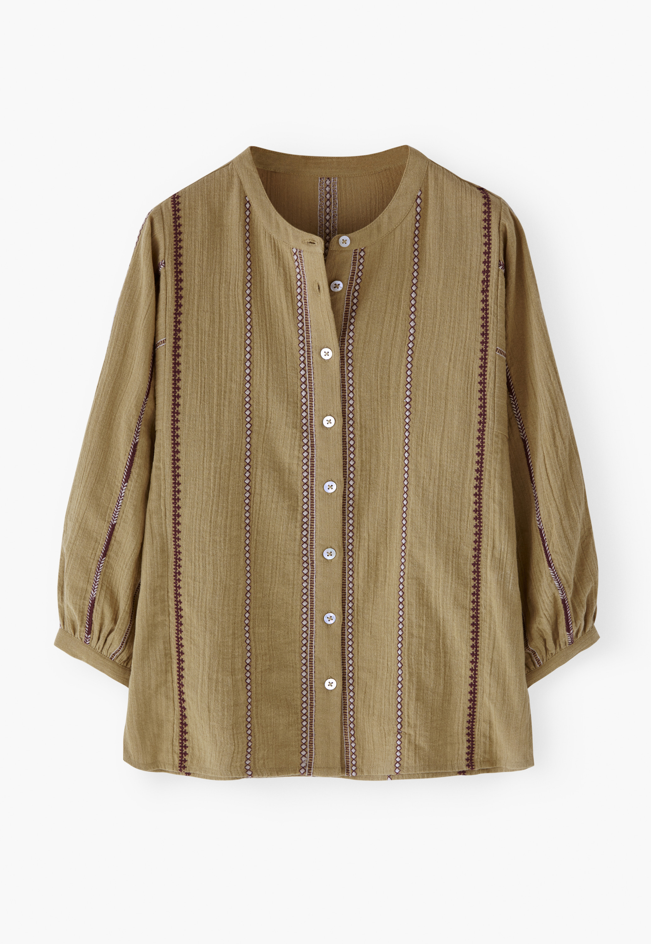 Wrap London - Cotton gauze loose-fit shirt