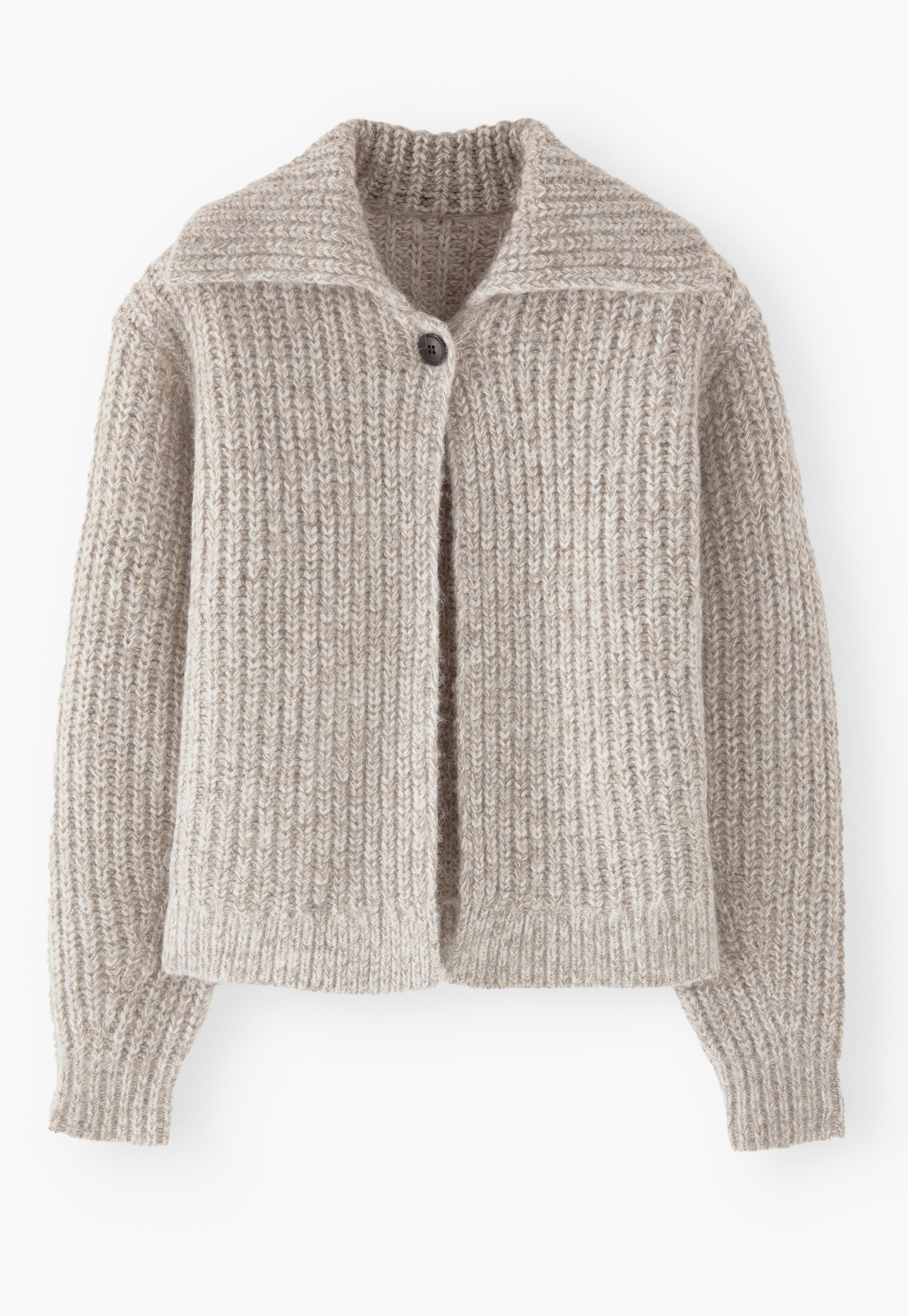 Wrap London - Alpaca-blend rib-stitch cardigan
