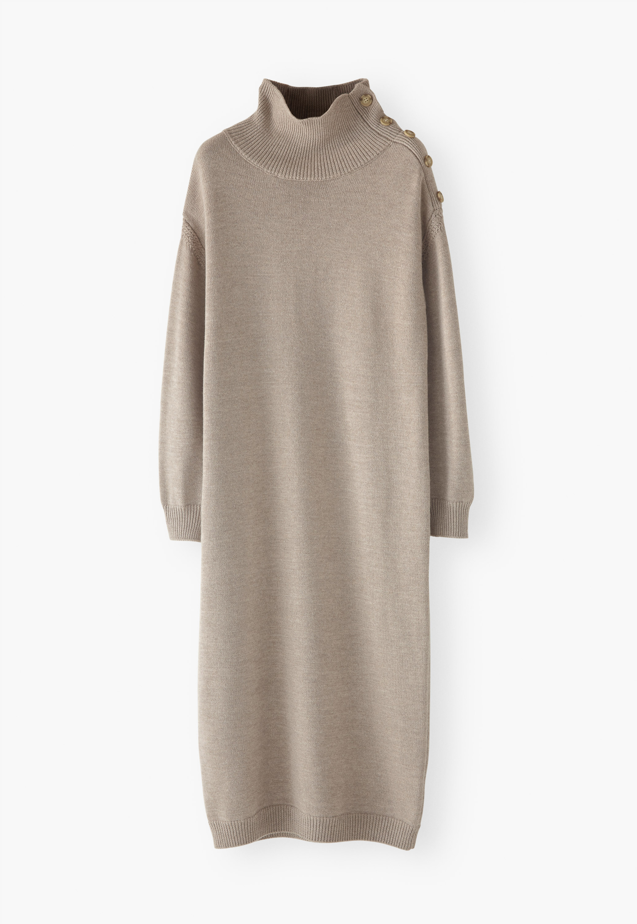long wool jumper dress
