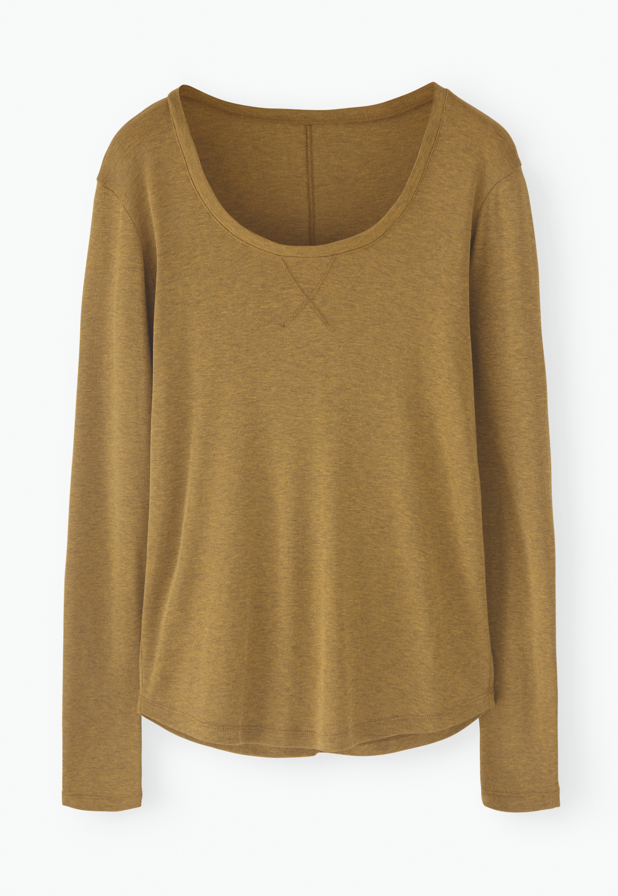 Wrap London - Scoop-neck Tencel & cotton top