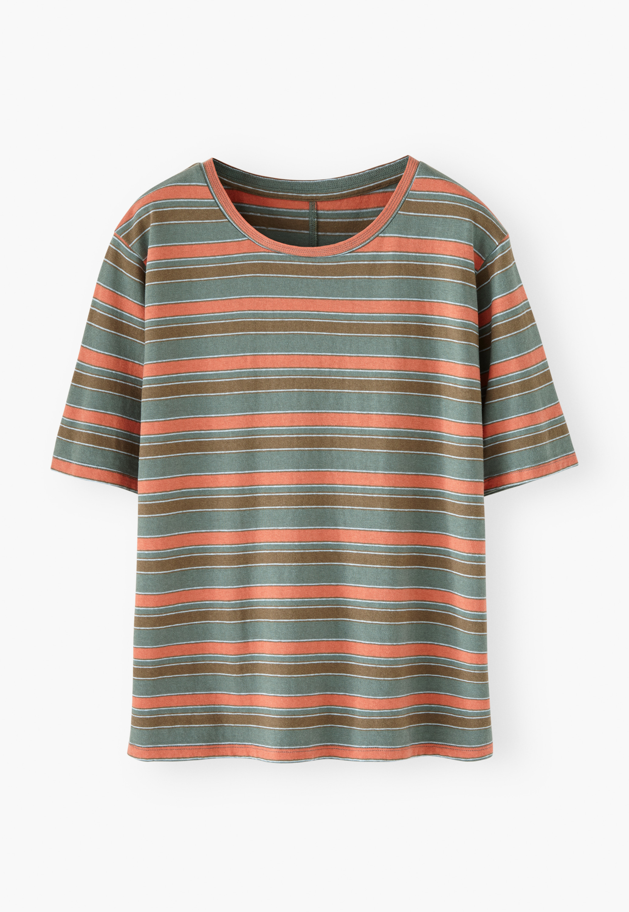Wrap London - Striped hemp & organic cotton T-shirt