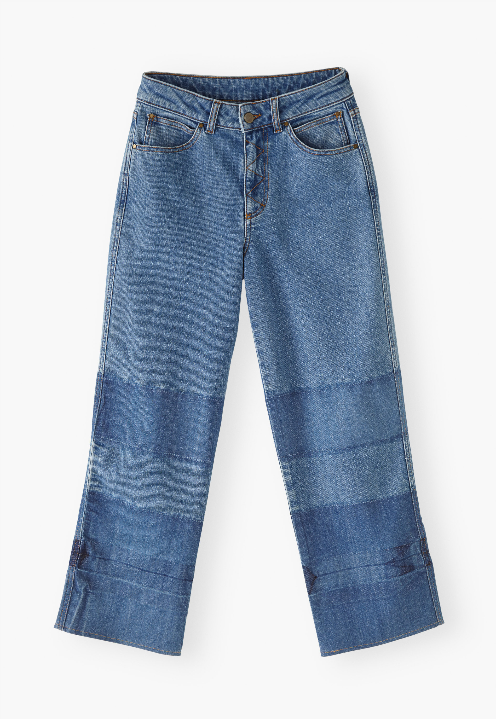 Wrap London - Patched denim jeans