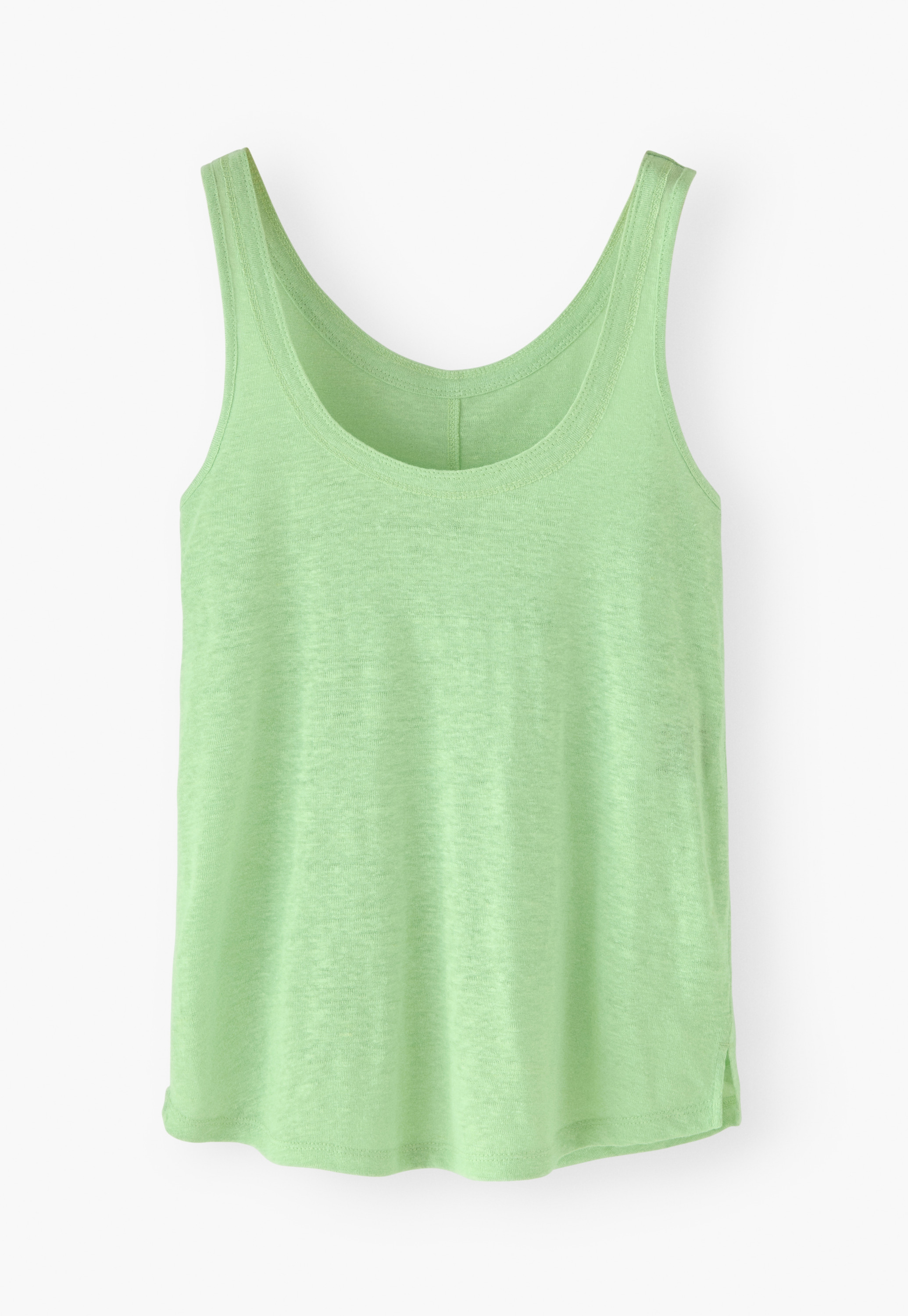 Haut Femme Sans Manches RIIAN London - Taille S-M, Couleur Lime - Coton 100%, Occasion Très Bon état