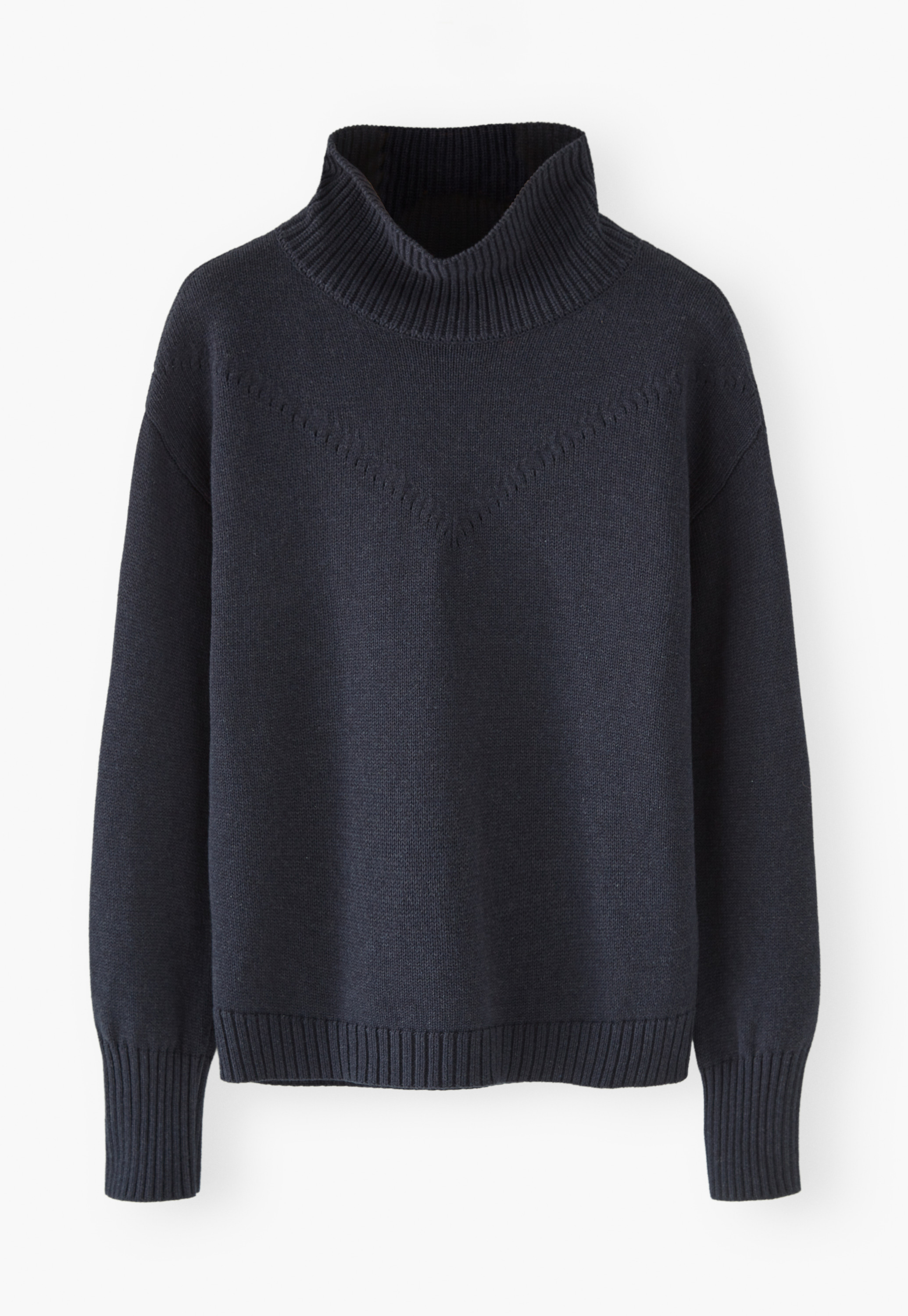 Wrap London - Organic cotton high-neck sweater