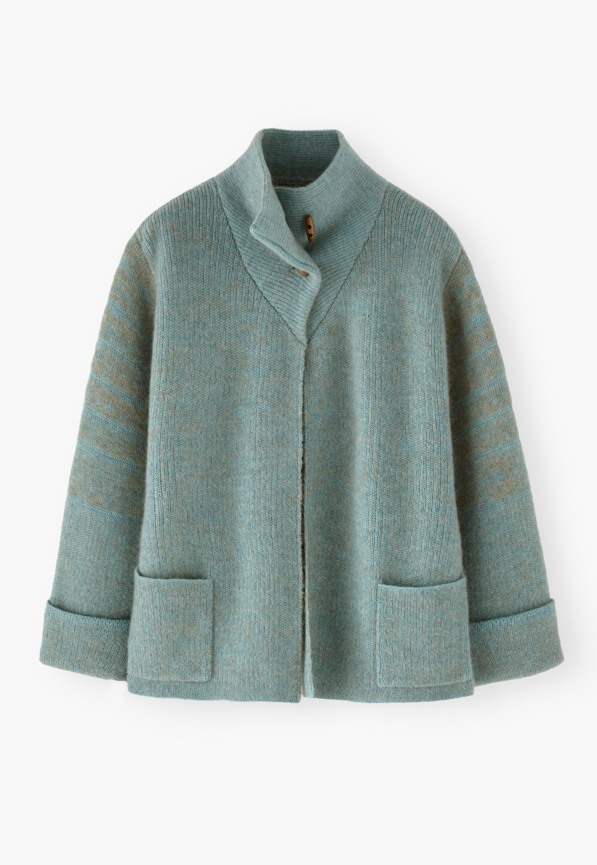 ジャケット・アウター Sheller Handmade stitch wool jacket coat JJ X PBR Southwestern Print Wool Jacket with Knit Collar