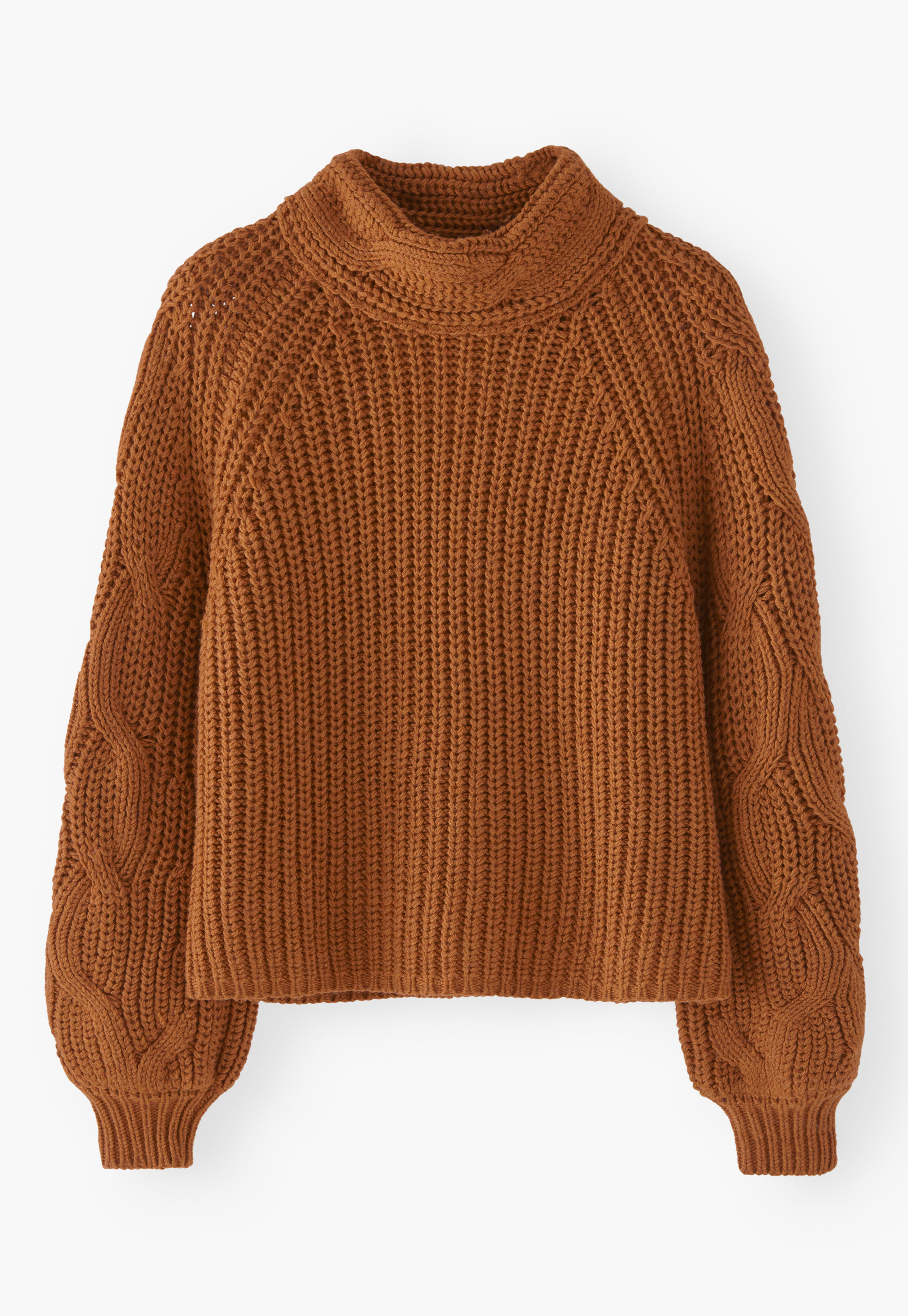 Wrap London Merino wool cable-knit sweater
