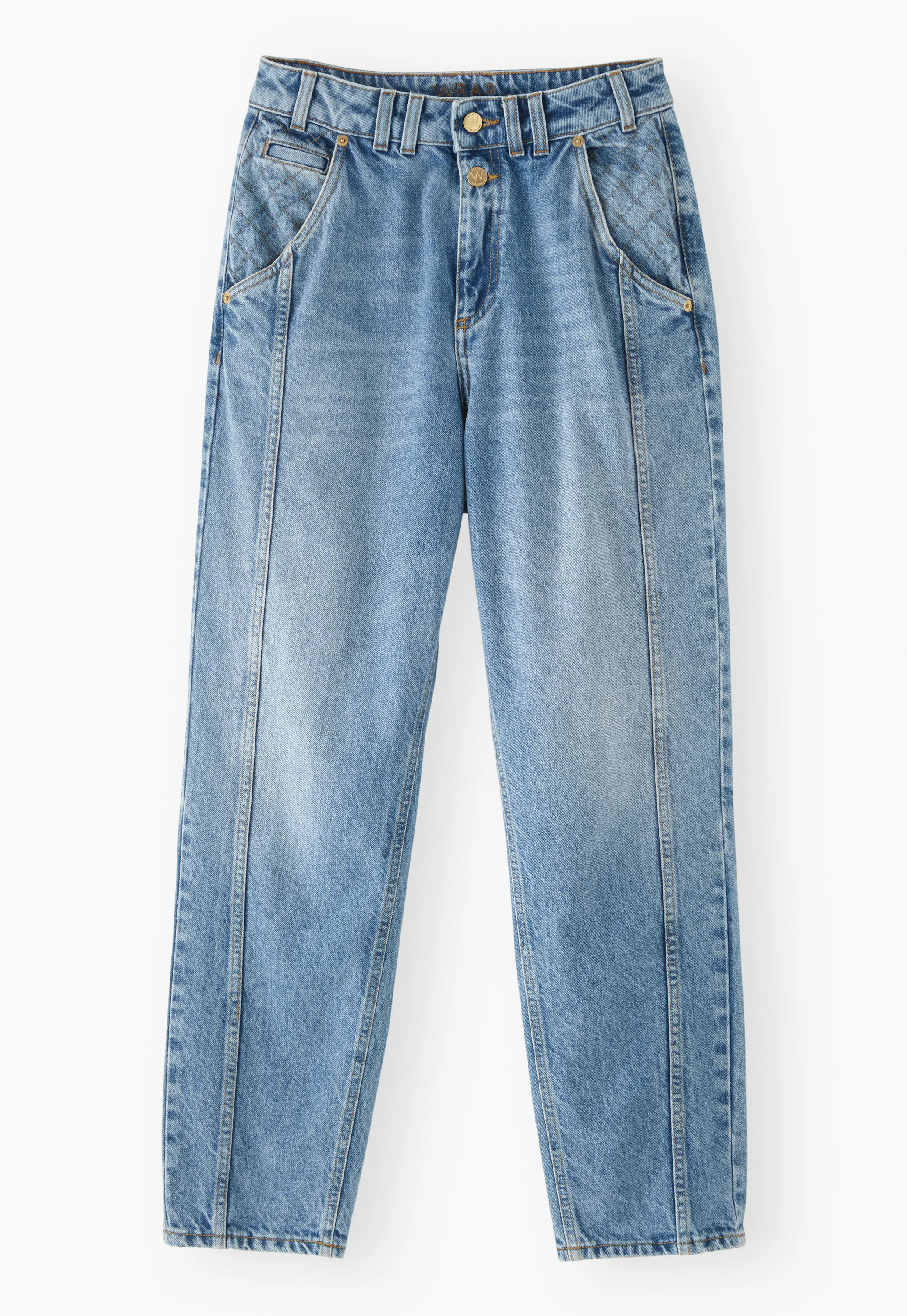 Wrap London Seamed tapered jeans - Main Image
