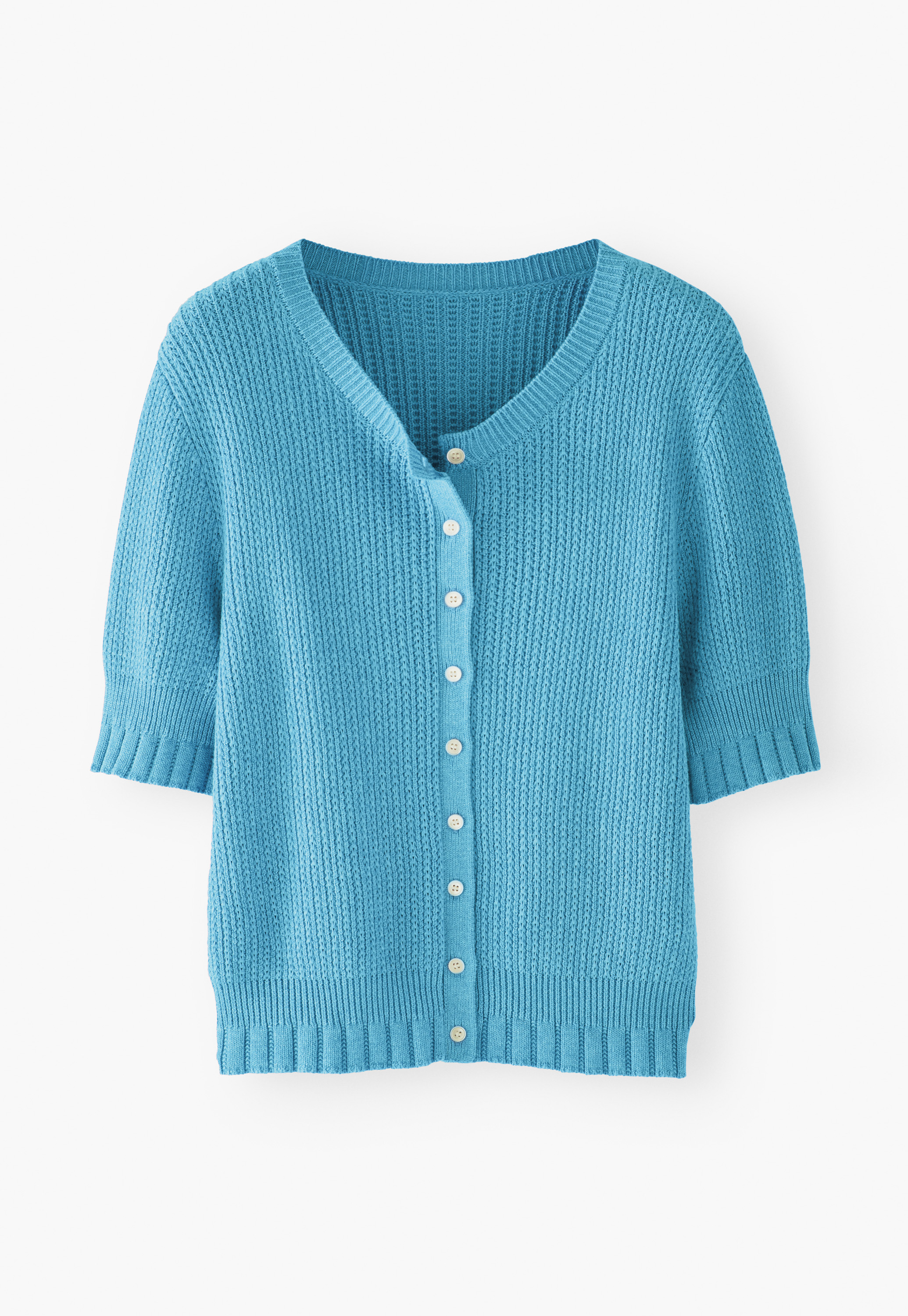 Wrap London - Cotton tuck stitch sweater