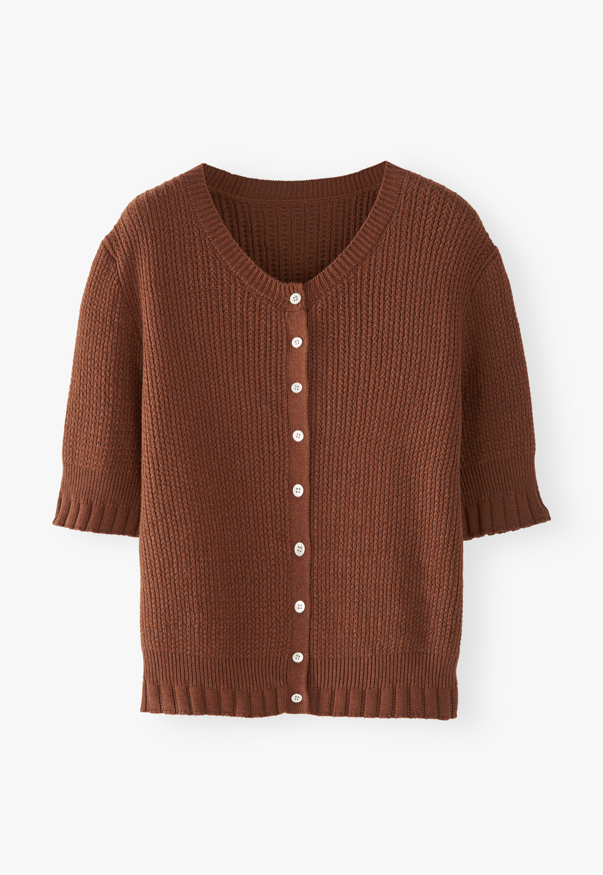 Wrap London - Cotton tuck stitch sweater