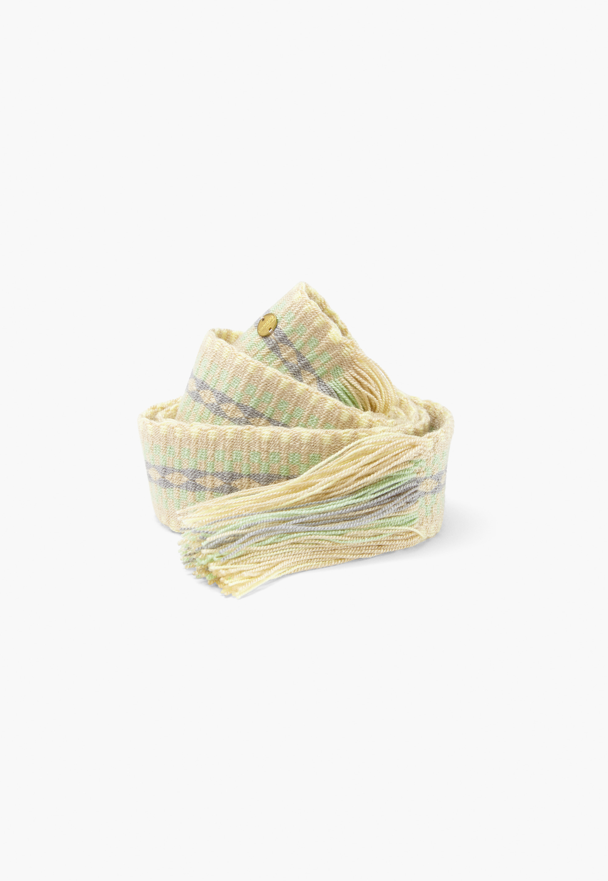 FTWWL Bright Multicolor Cotton Fringe Woven Belt Woven Belt, Cinturón Artesanal Tejido,multicolored Leather  main image 4
