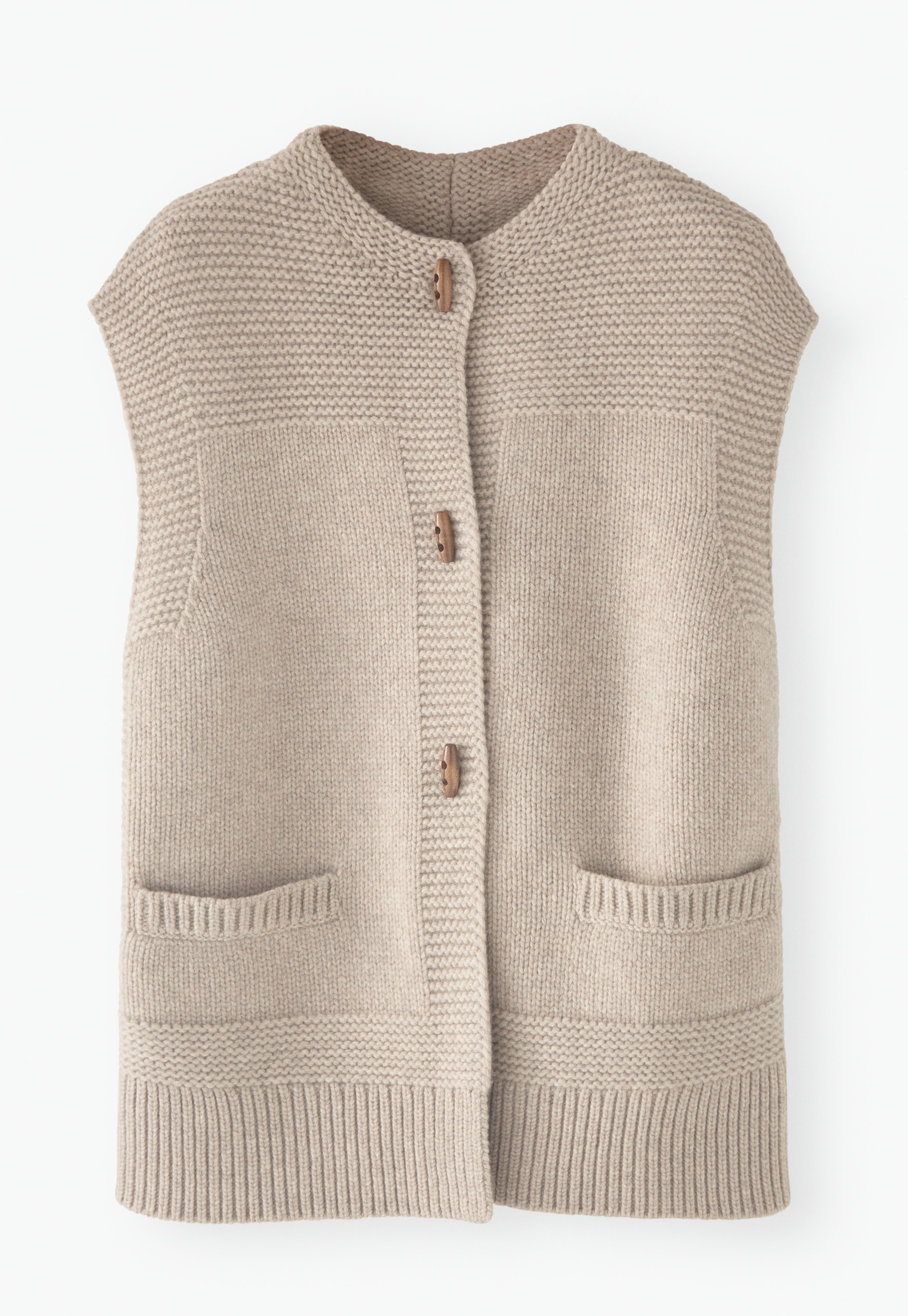 Wrap London - Lambswool knitted gilet