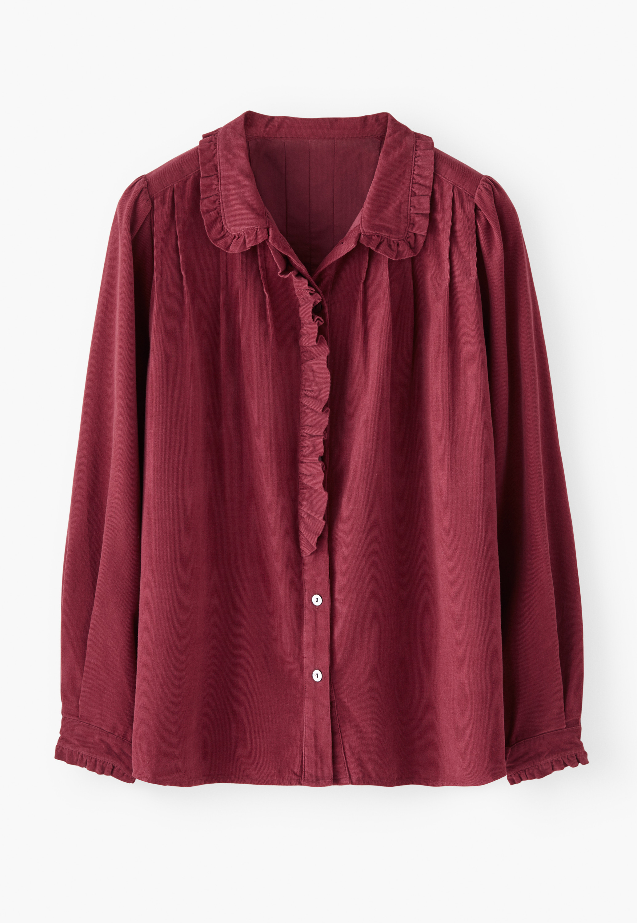 Wrap London - Cotton cord pleated blouse