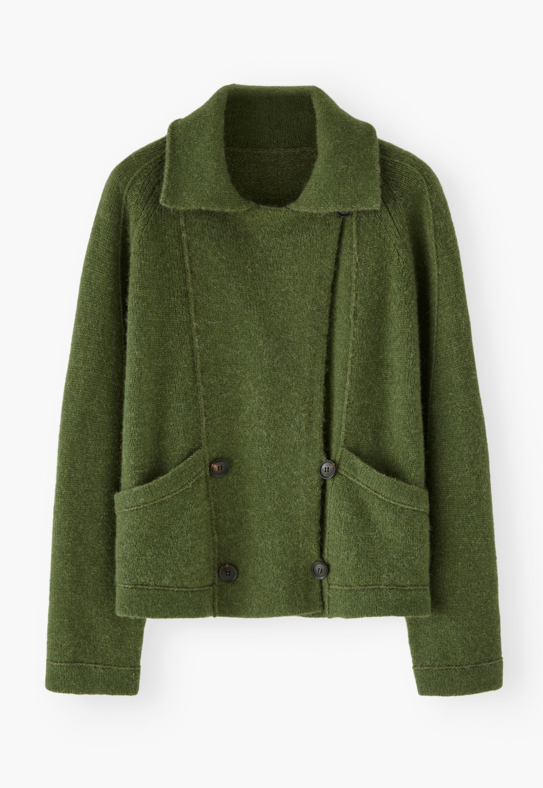 Wrap London Jacke aus Lammwolle- und Alpaka-Mischung