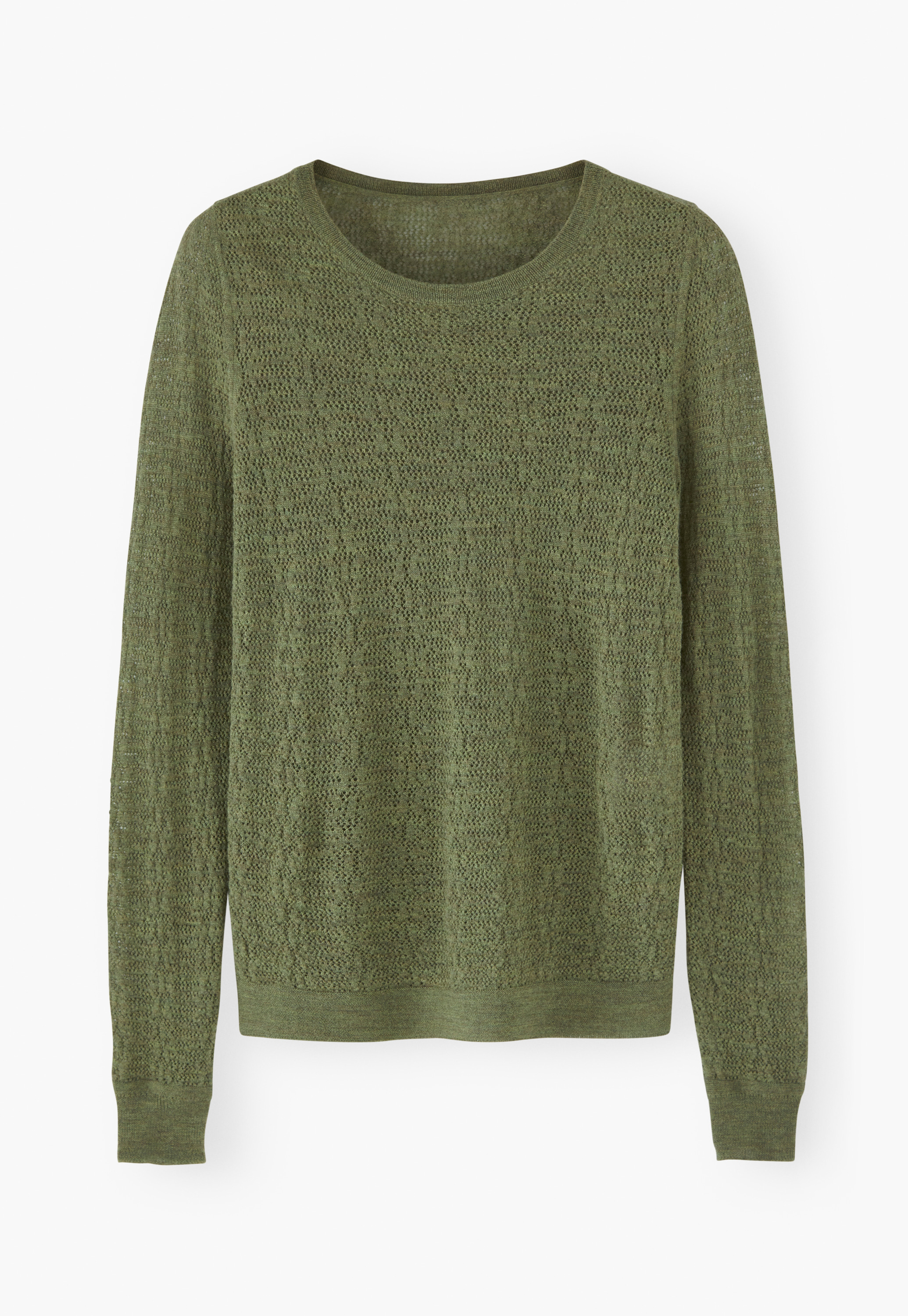 トップス leinwand Wool Tie Knit Top leinwand Wool Tie Knit Top