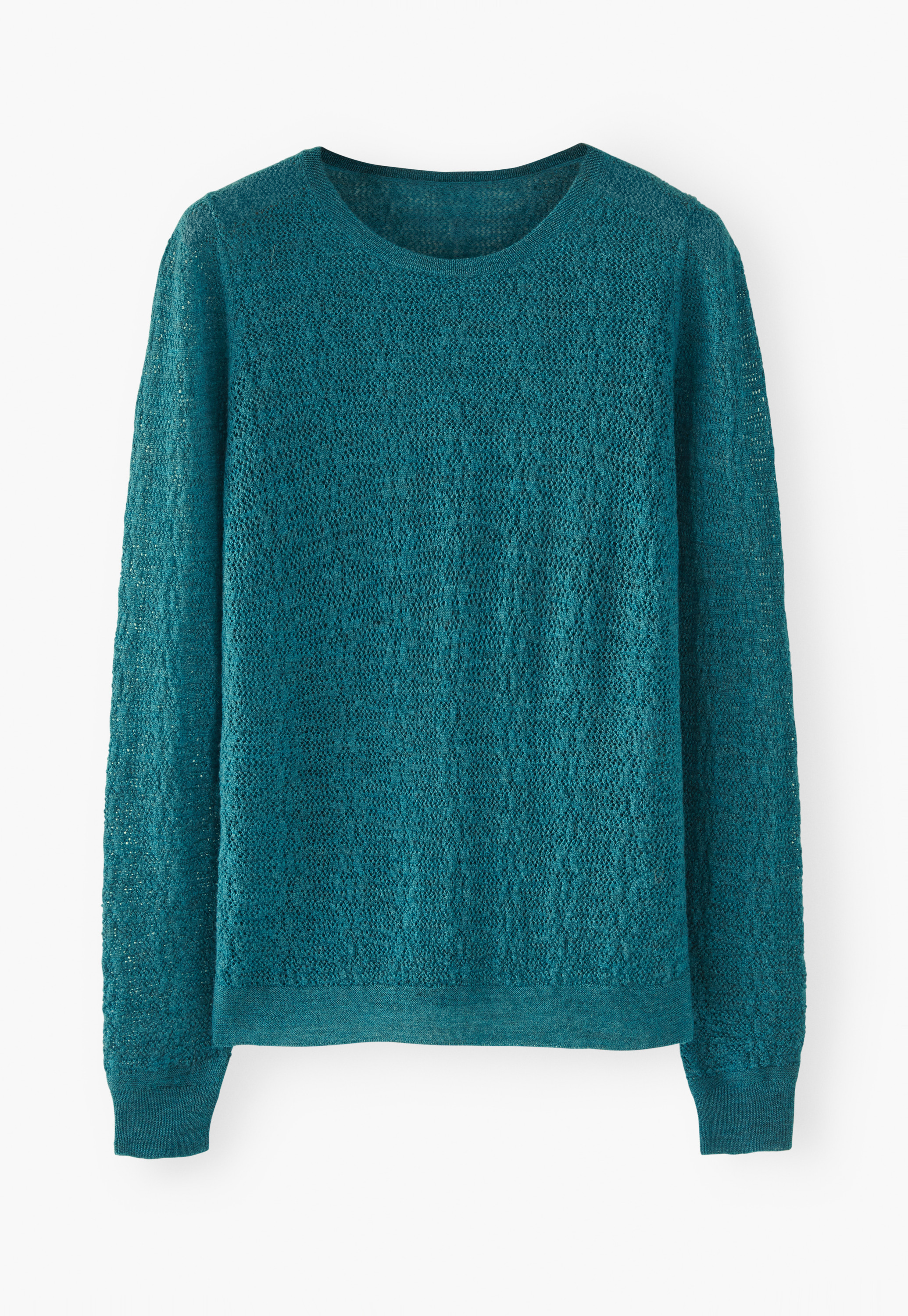 Wrap London - Wool lace-knit sweater