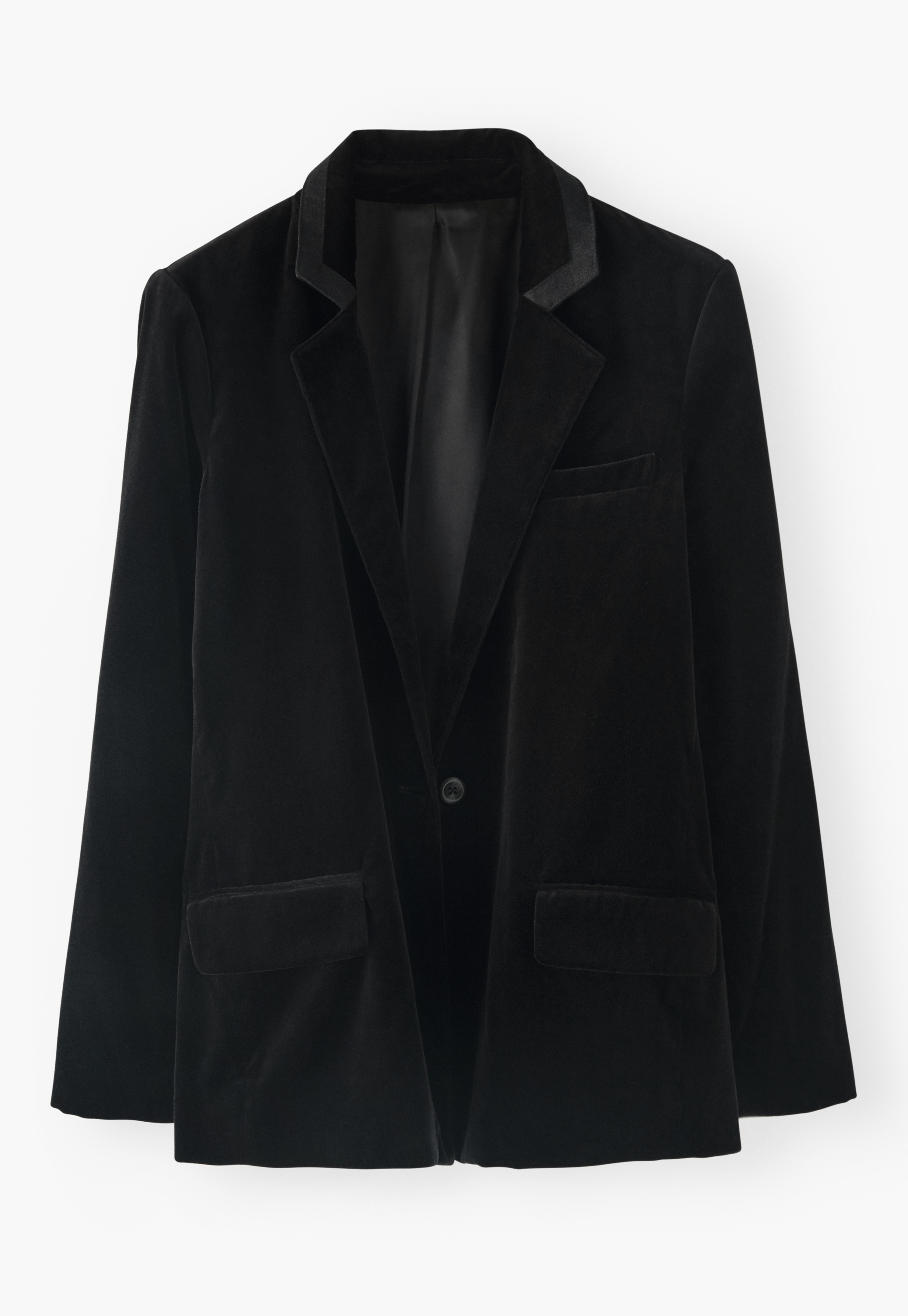 Longline velvet blazer hotsell