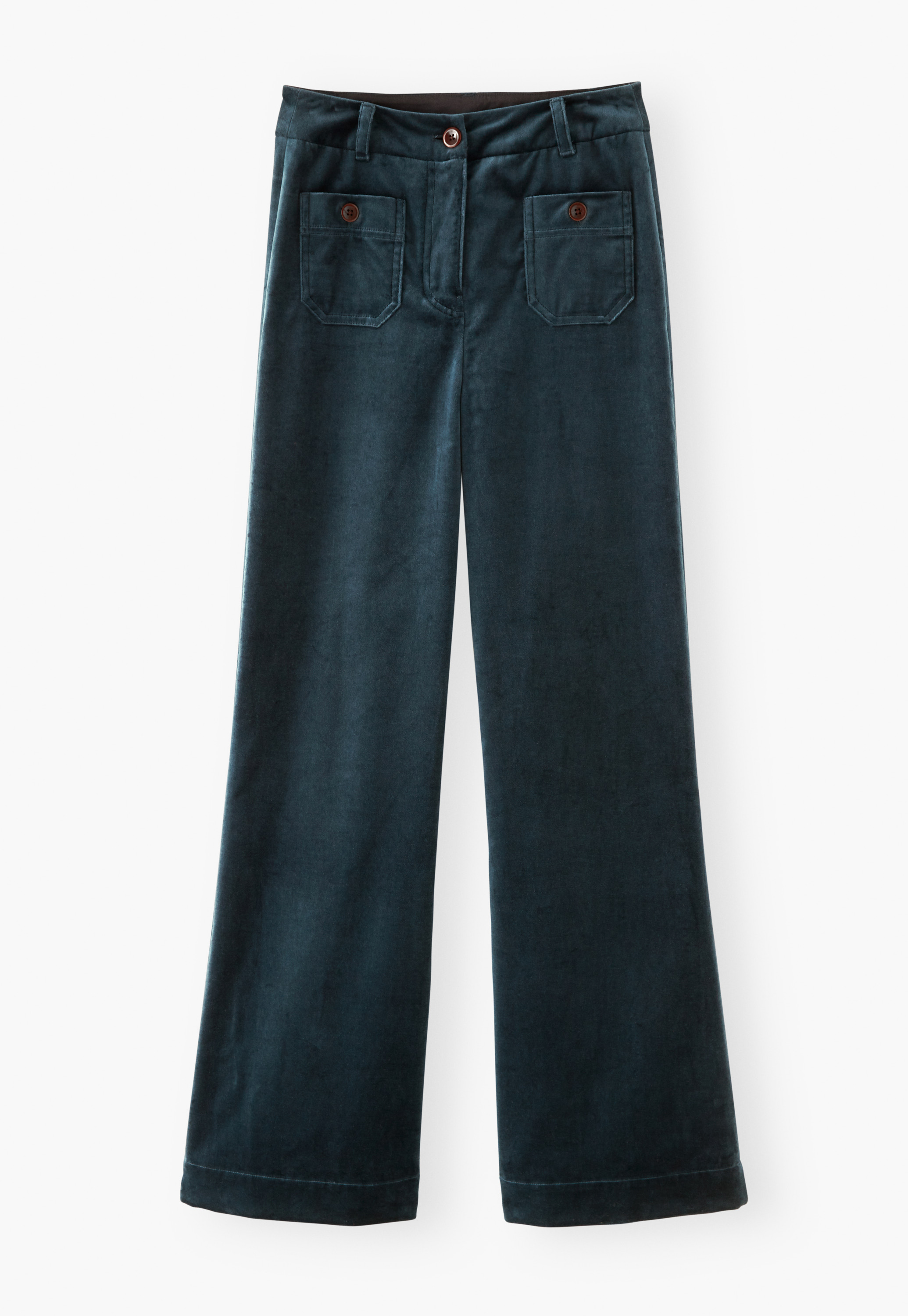 カズハ着用● ●W VELVET WIDE LEG PANTS パンツ Velvet Wide-Leg Pants