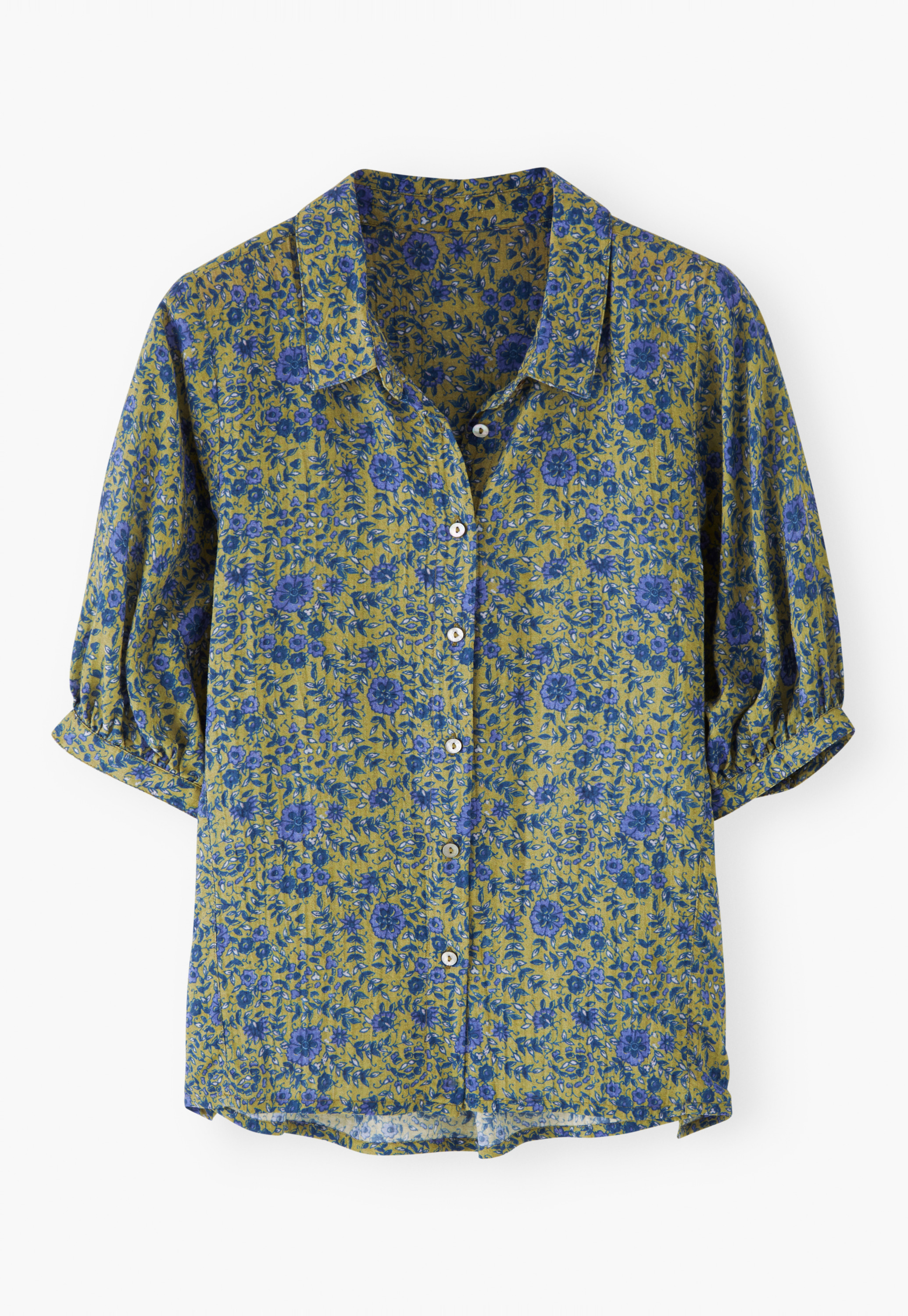 Wrap London - Printed modal blouse