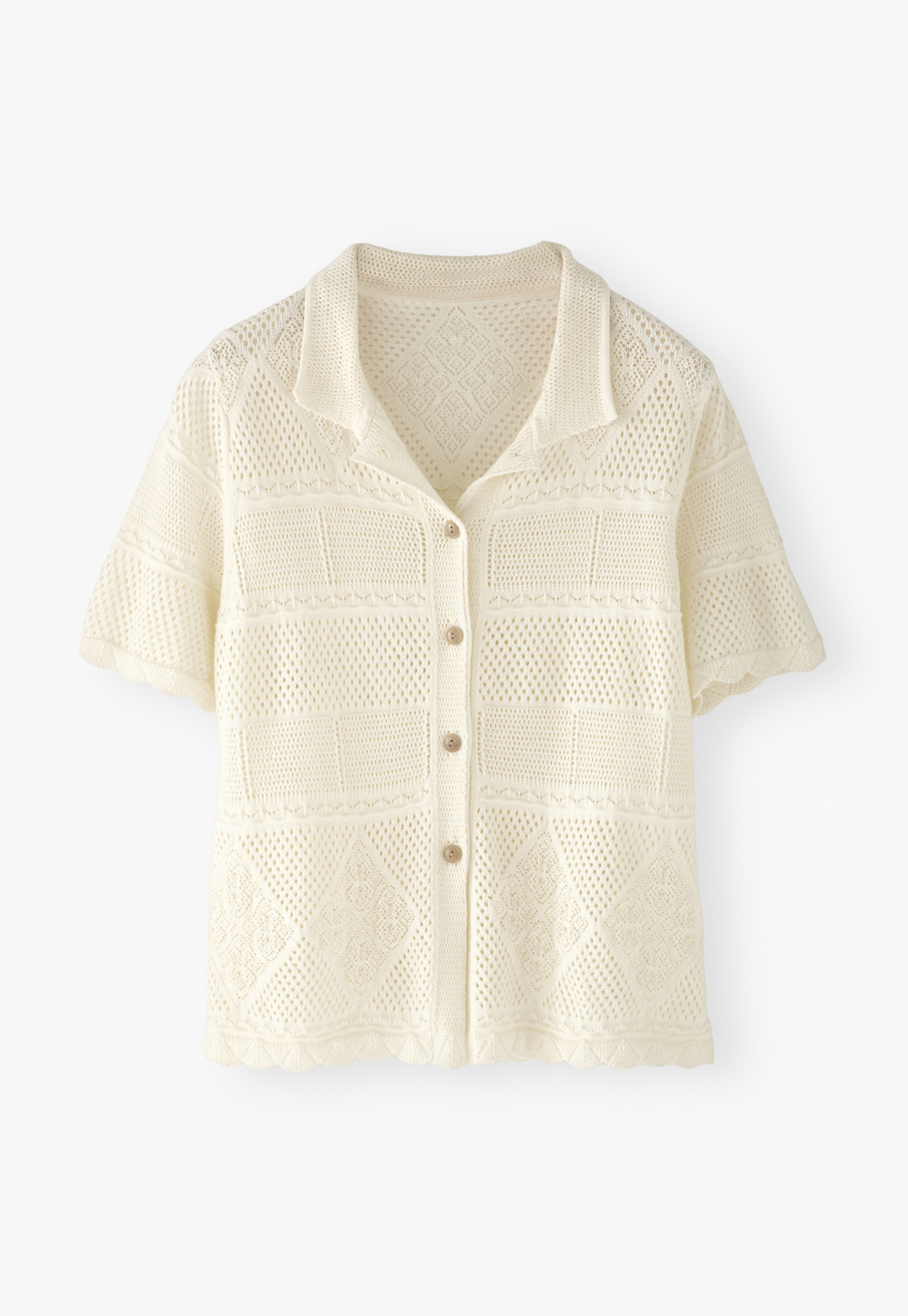 Wrap London - Knitted organic cotton shirt