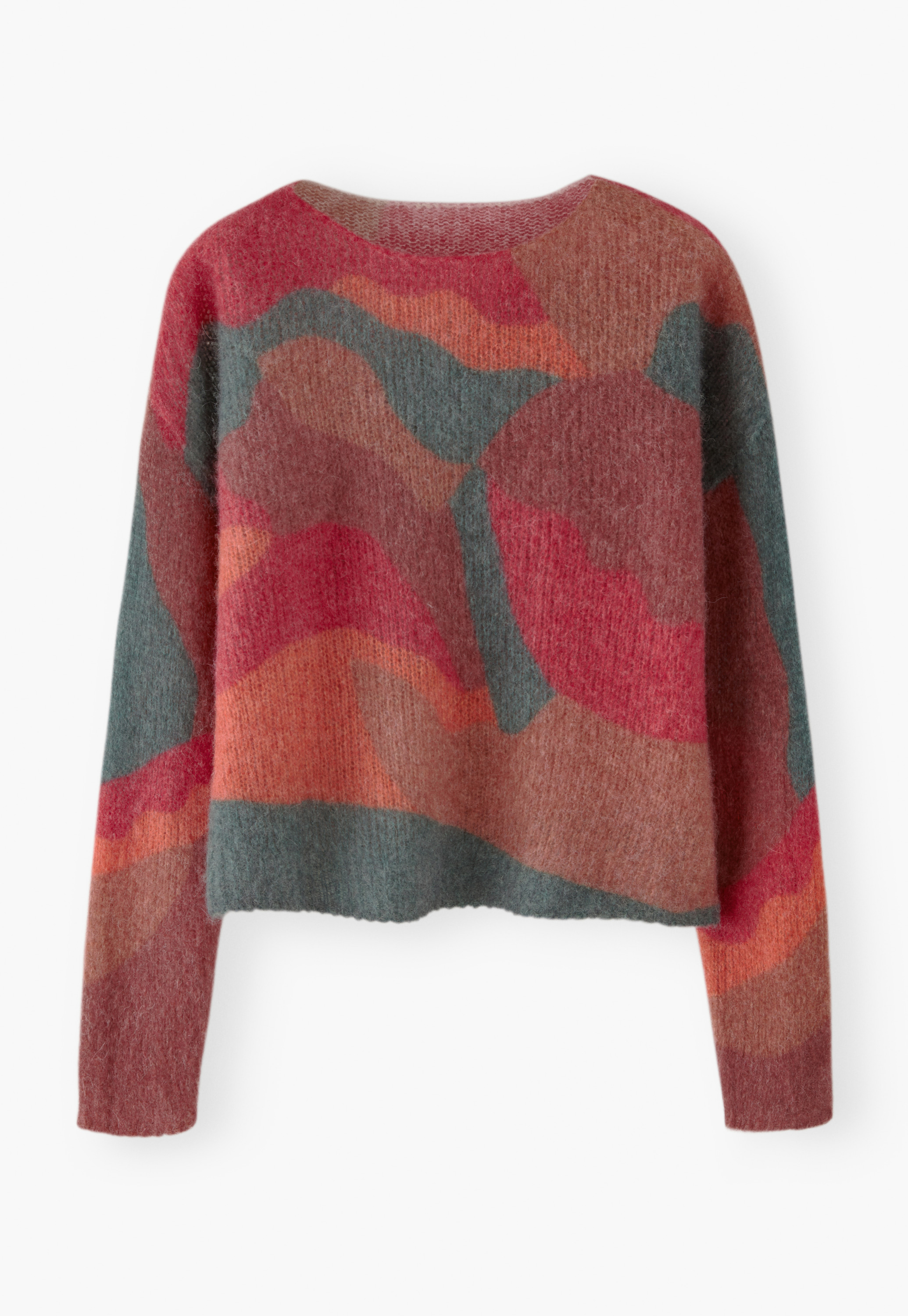 Wrap London - Printed alpaca blend sweater